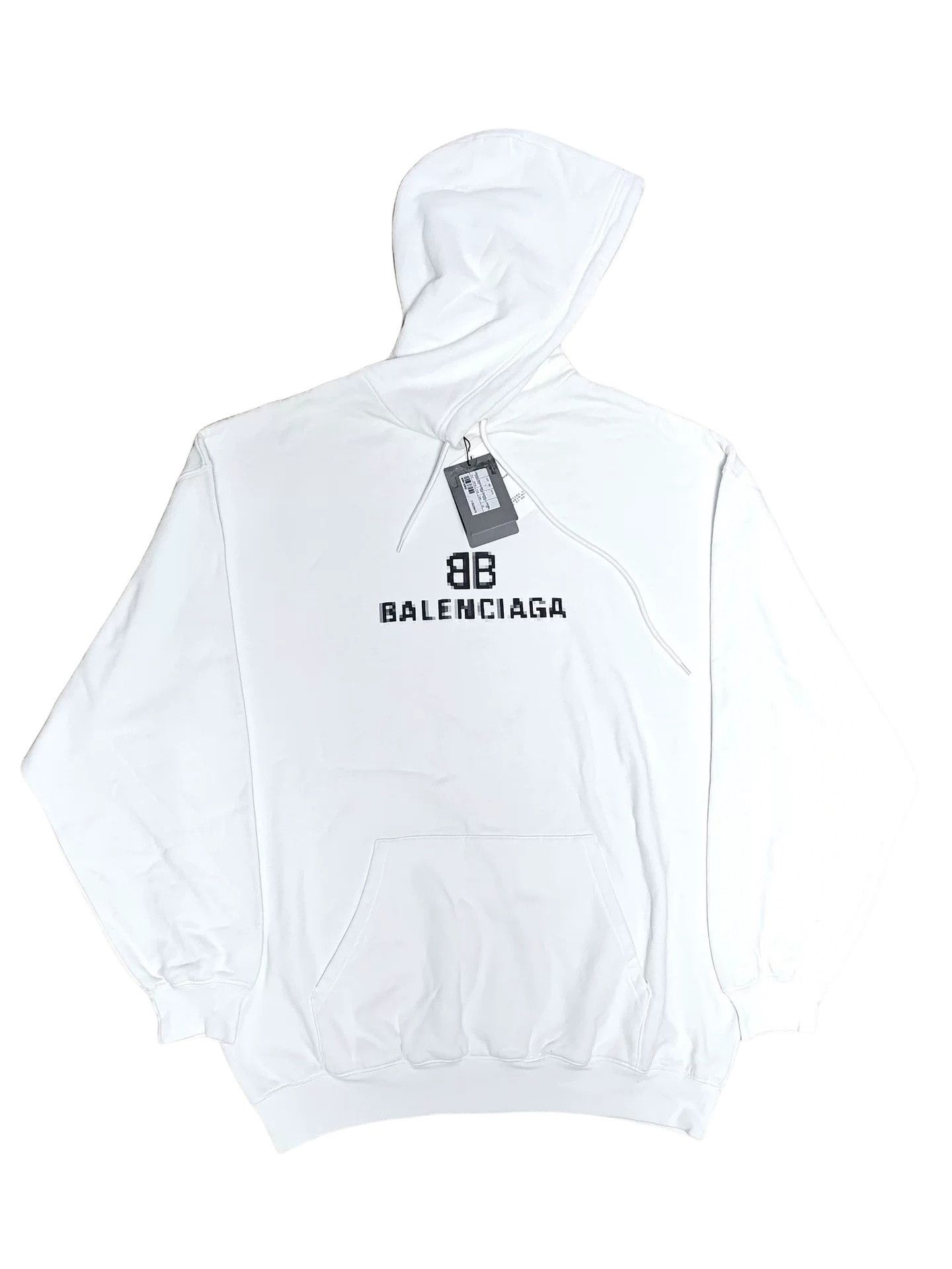 Balenciaga Balenciaga Mosaic Double B Logo Hoodie XS Size US XS / EU 42 / 0 - 1 Thumbnail