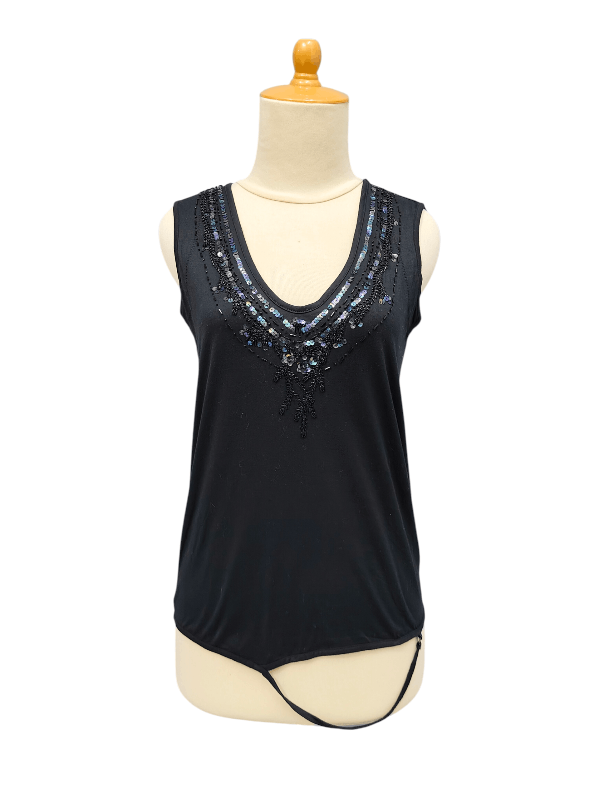 Tsumori Chisato Tsumori Chisato🇯🇵 Sequin Beaded Embroidered Sleeveless Top Size M / US 6-8 / IT 42-44 - 1 Thumbnail