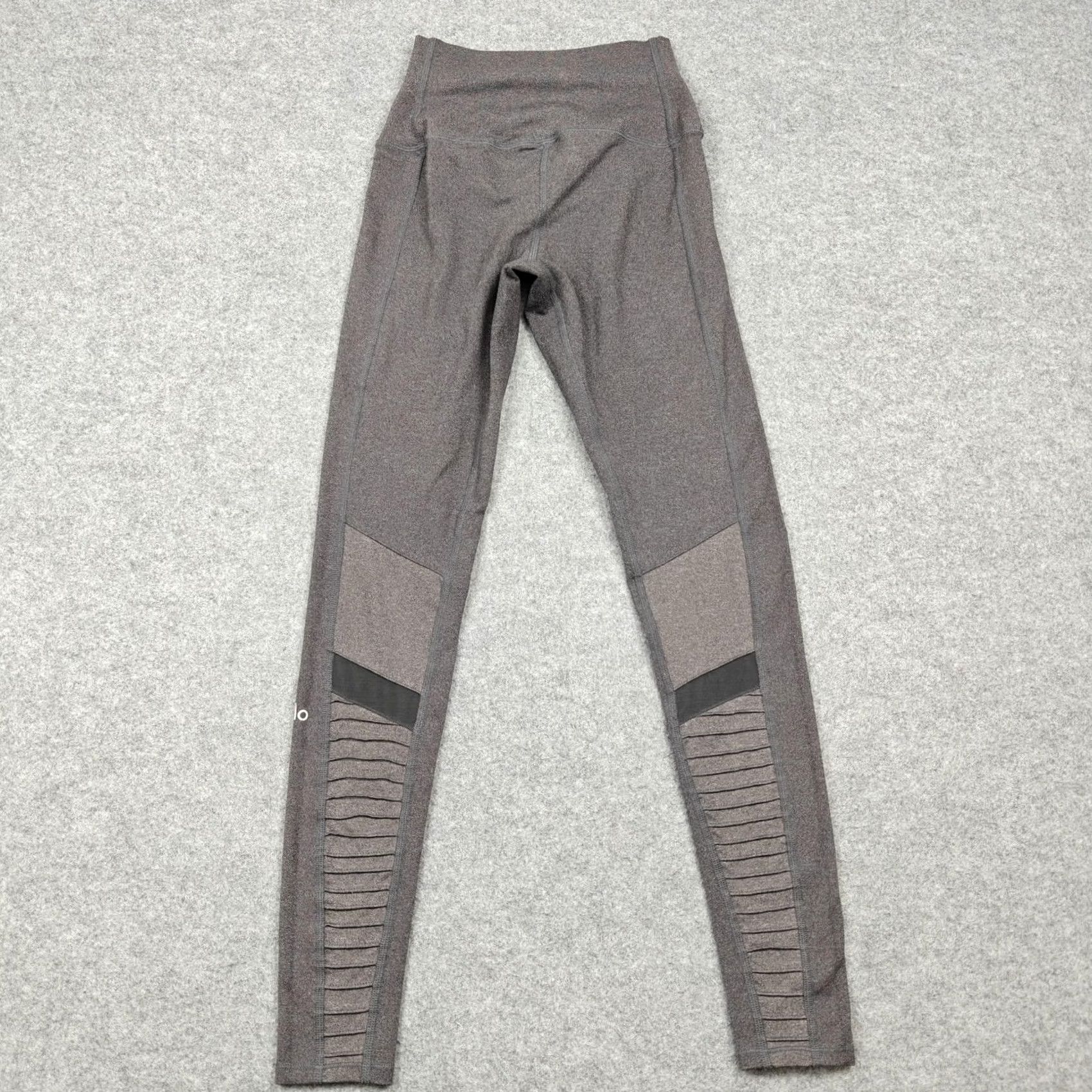 Alo Alo Leggings Womens Gray XS High Rise Moto Ankle Yoga Athletic Gym Pants Size 26" / US 2 / IT 38 - 5 Thumbnail