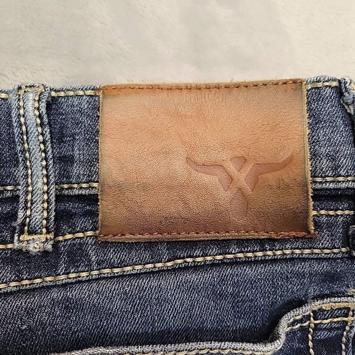 Wrangler Wrangler 20x Shorts Denim 36 Women 90s Y2K Distressed Micro Mini Western Cowboy Denim Shorts Blue Baggy 5-Pocket Womens Size 25" / US 0 / IT 36 - 5 Thumbnail