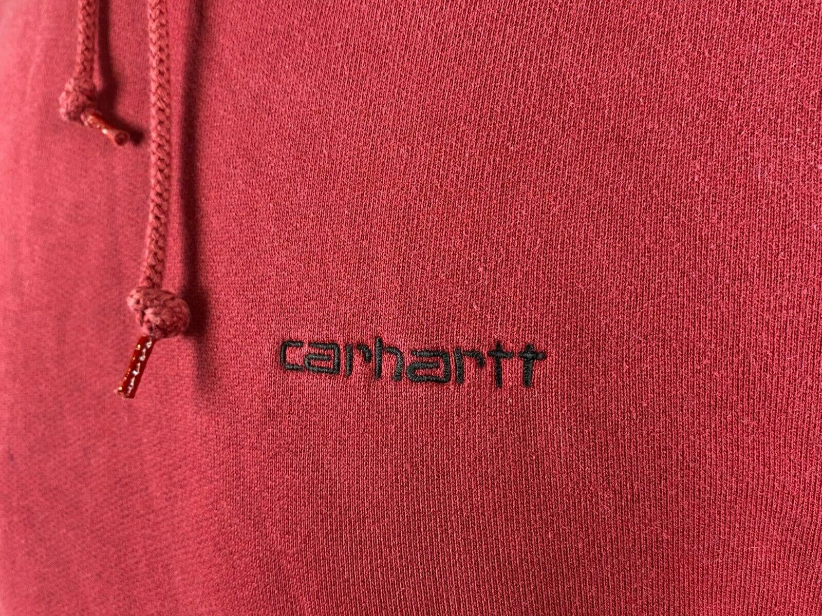 Carhartt Men Carhartt Red Full Zip Cotton Hoodie Sweater Size S Size US S / EU 44-46 / 1 - 3 Thumbnail