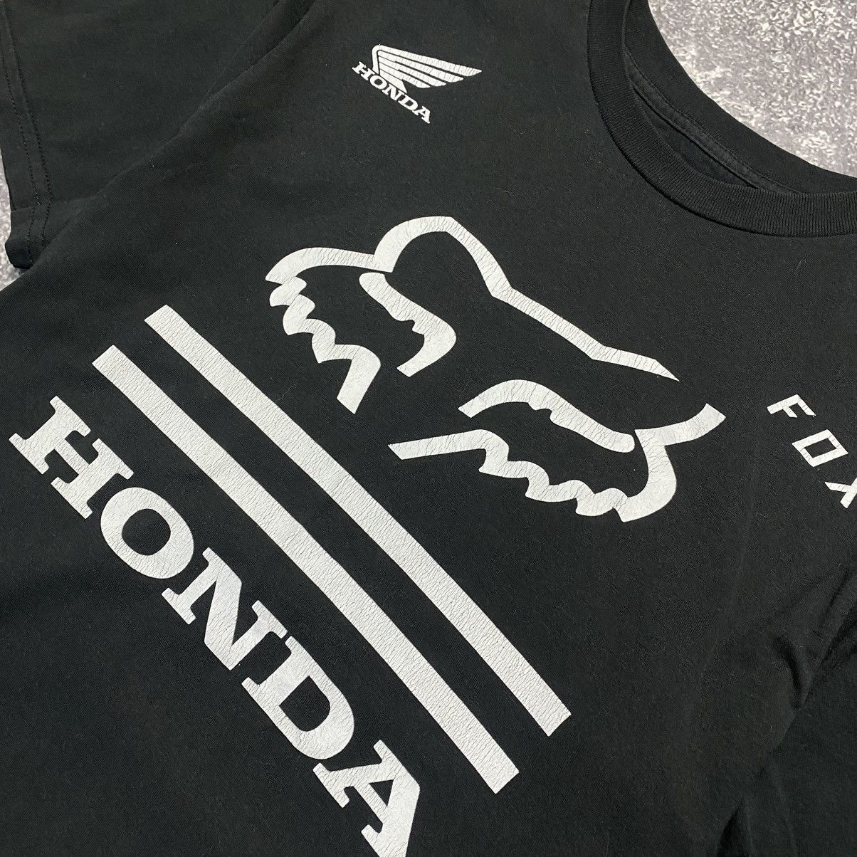 Honda Vintage Fox Racing Honda Big Logo NASCAR 90’s tee Size US S / EU 44-46 / 1 - 3 Thumbnail