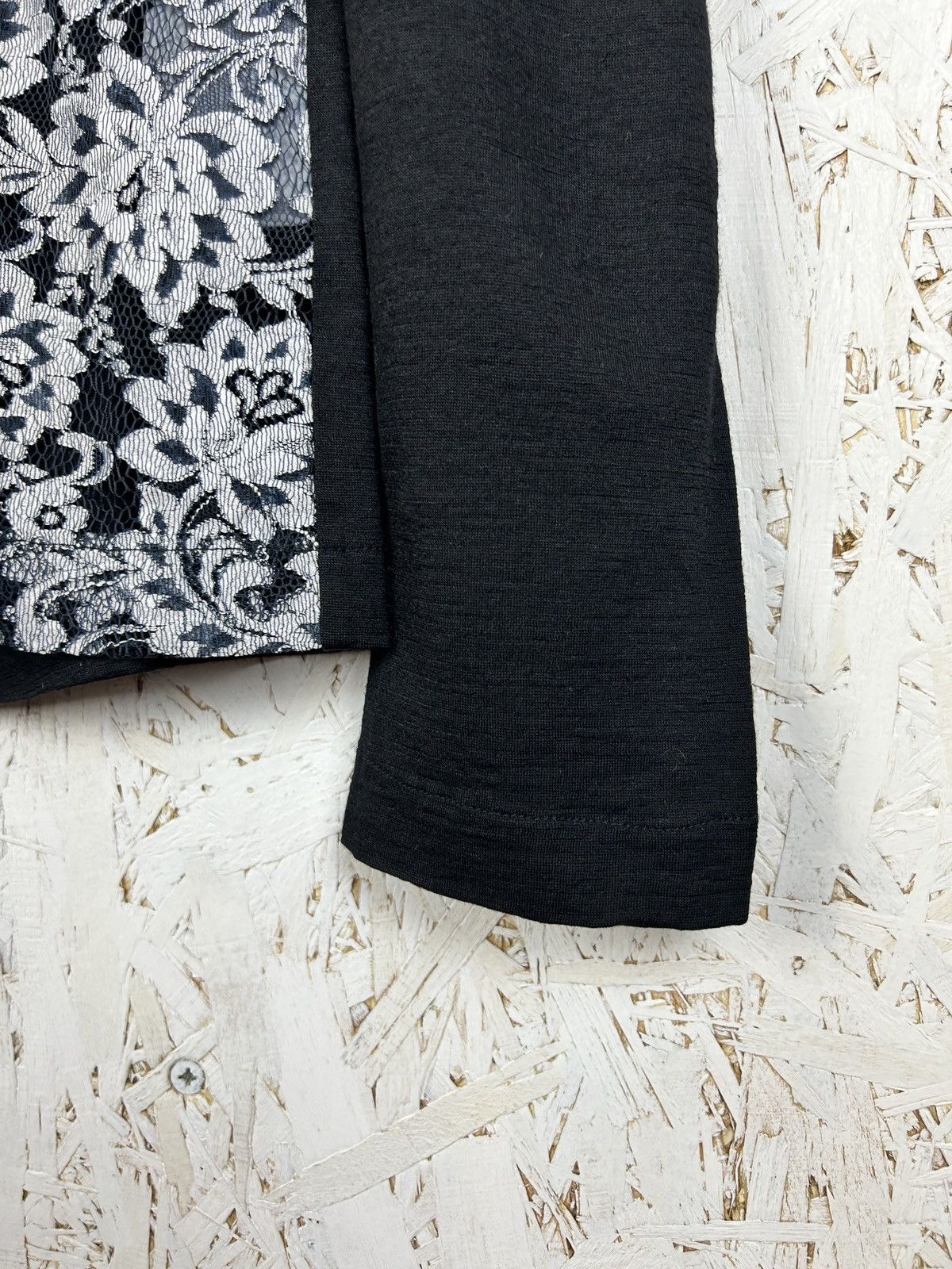 Tricot Comme des Garcons 90s Comme Des Garcons 1995 Lace & Wool Archive Long Sleeve Size M / US 6-8 / IT 42-44 - 4 Thumbnail