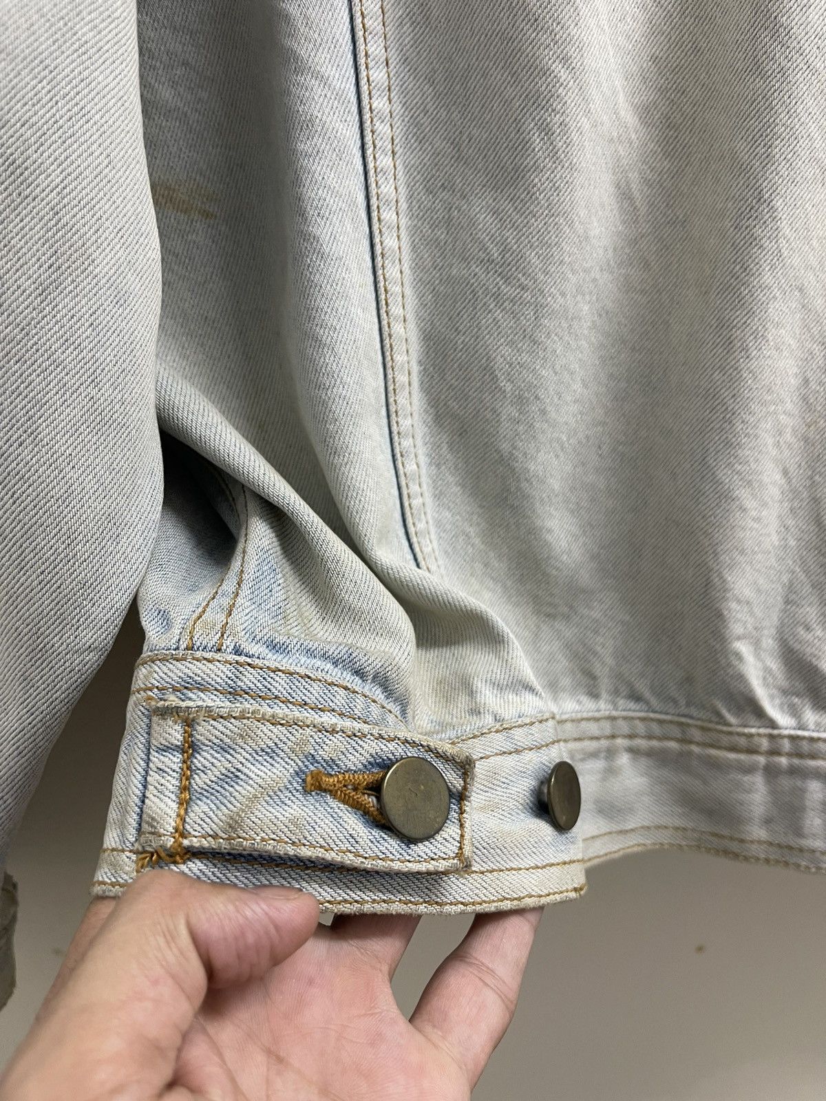 Edwin Vintage Gold Rush X Edwin Sunfaded Trucker Jacket Size US M / EU 48-50 / 2 - 16 Thumbnail