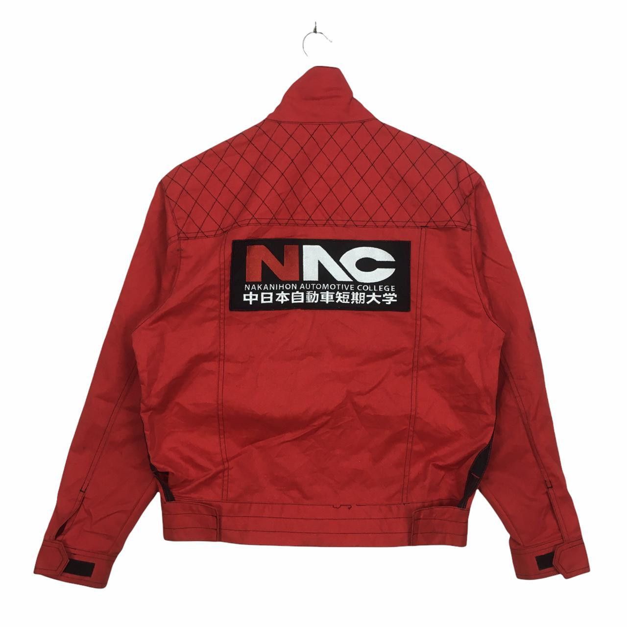 Vintage Vtg NAKANIHON AUTOMOTIVE COLLEGE Zip Up Workwear Size US L / EU 52-54 / 3 - 3 Thumbnail