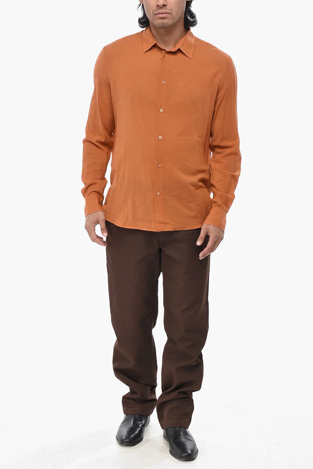 Off-White og1mm0526 Jersey Shirt in Orange Size US XL / EU 56 / 4 - 4 Thumbnail