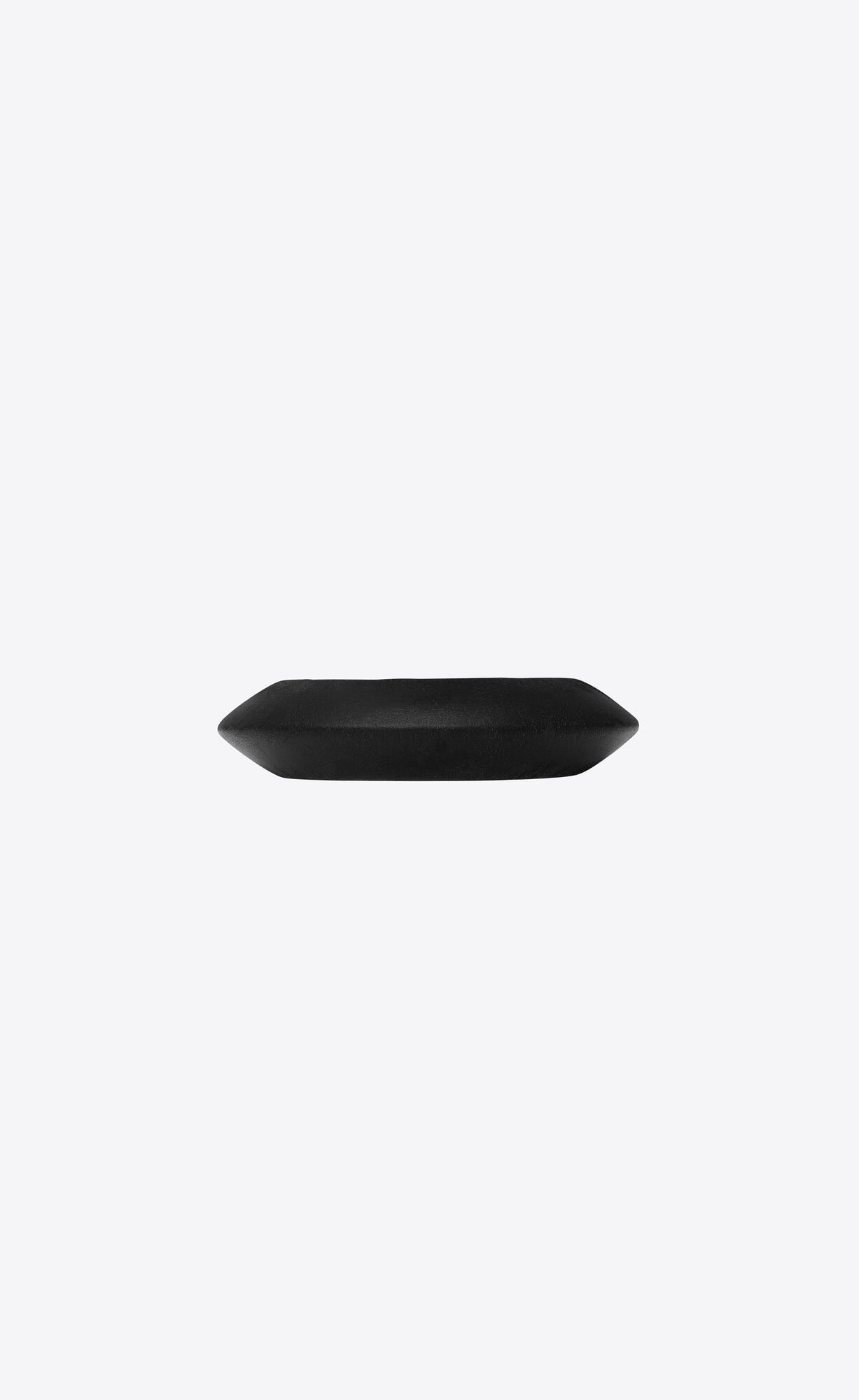 Saint Laurent Paris o1smrcs1224 Size: OS / Pyramid Bangle In Leather Metal Black Size ONE SIZE - 1 Thumbnail