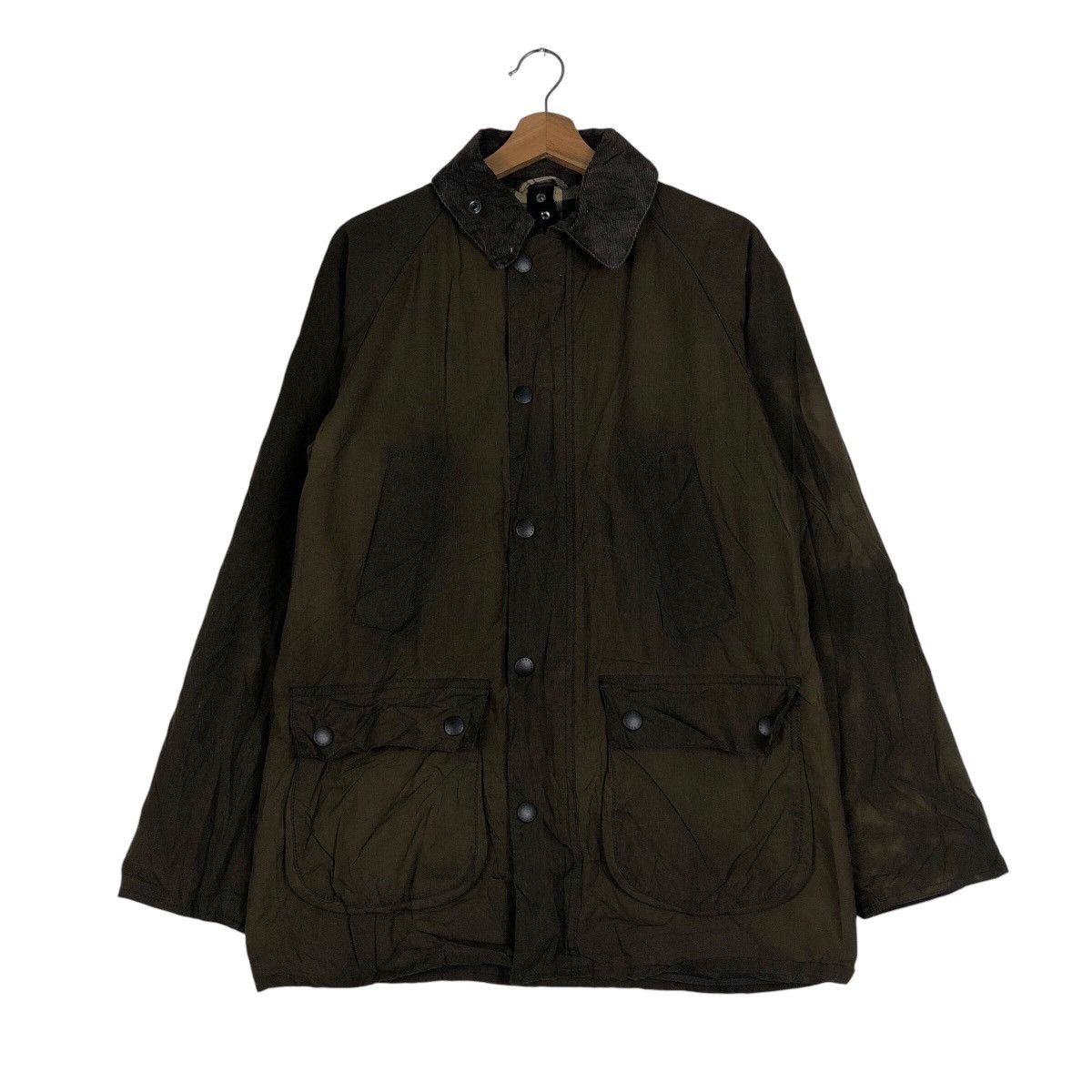 Barbour 📌Hunting Jacket Wax Barbour Blanket Tartan Multi Pocket Size US M / EU 48-50 / 2 - 2 Thumbnail