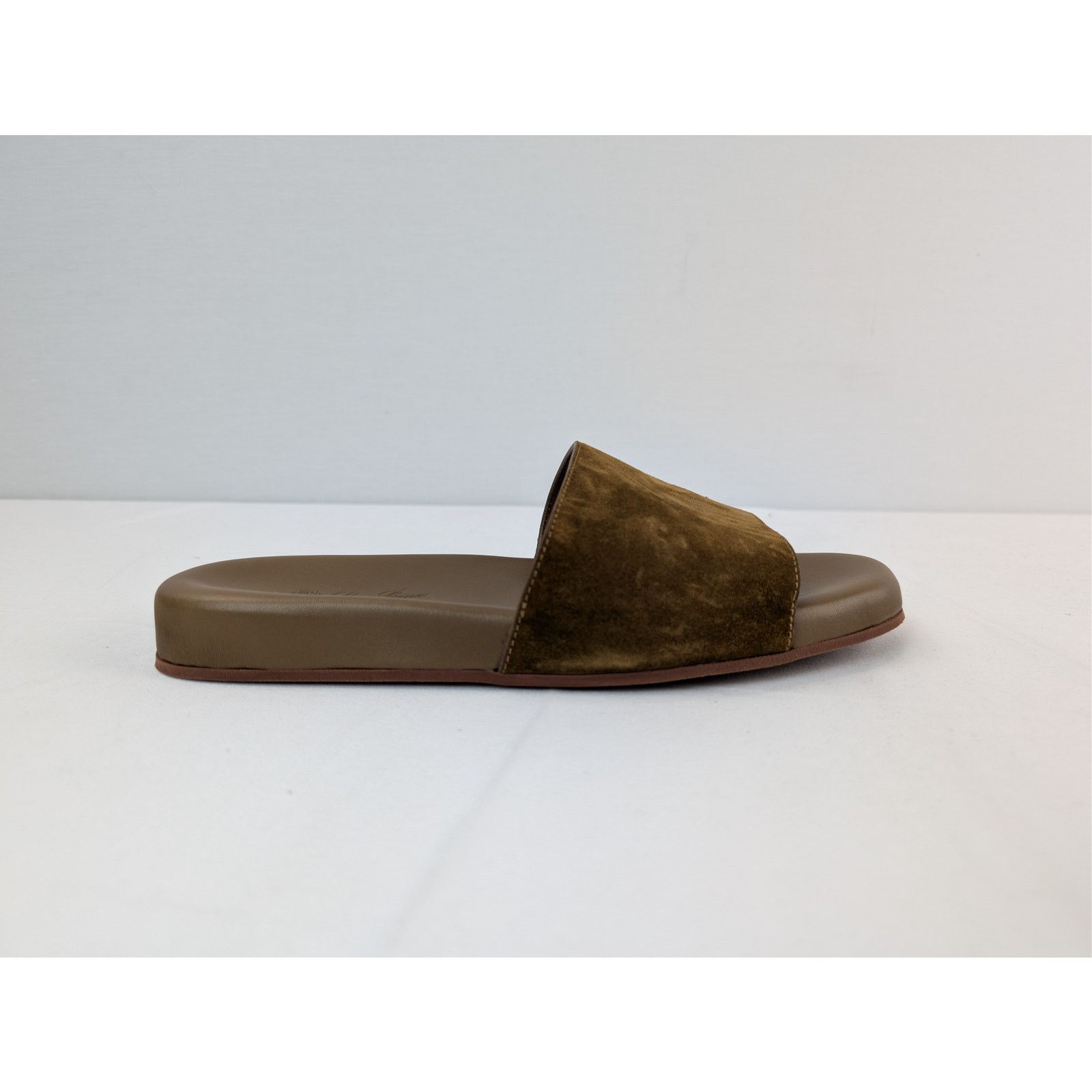 Loro Piana o1rshd1 Sea-Slide Walk Suede Slippers in Tan Size US 8 / EU 41 - 4 Thumbnail