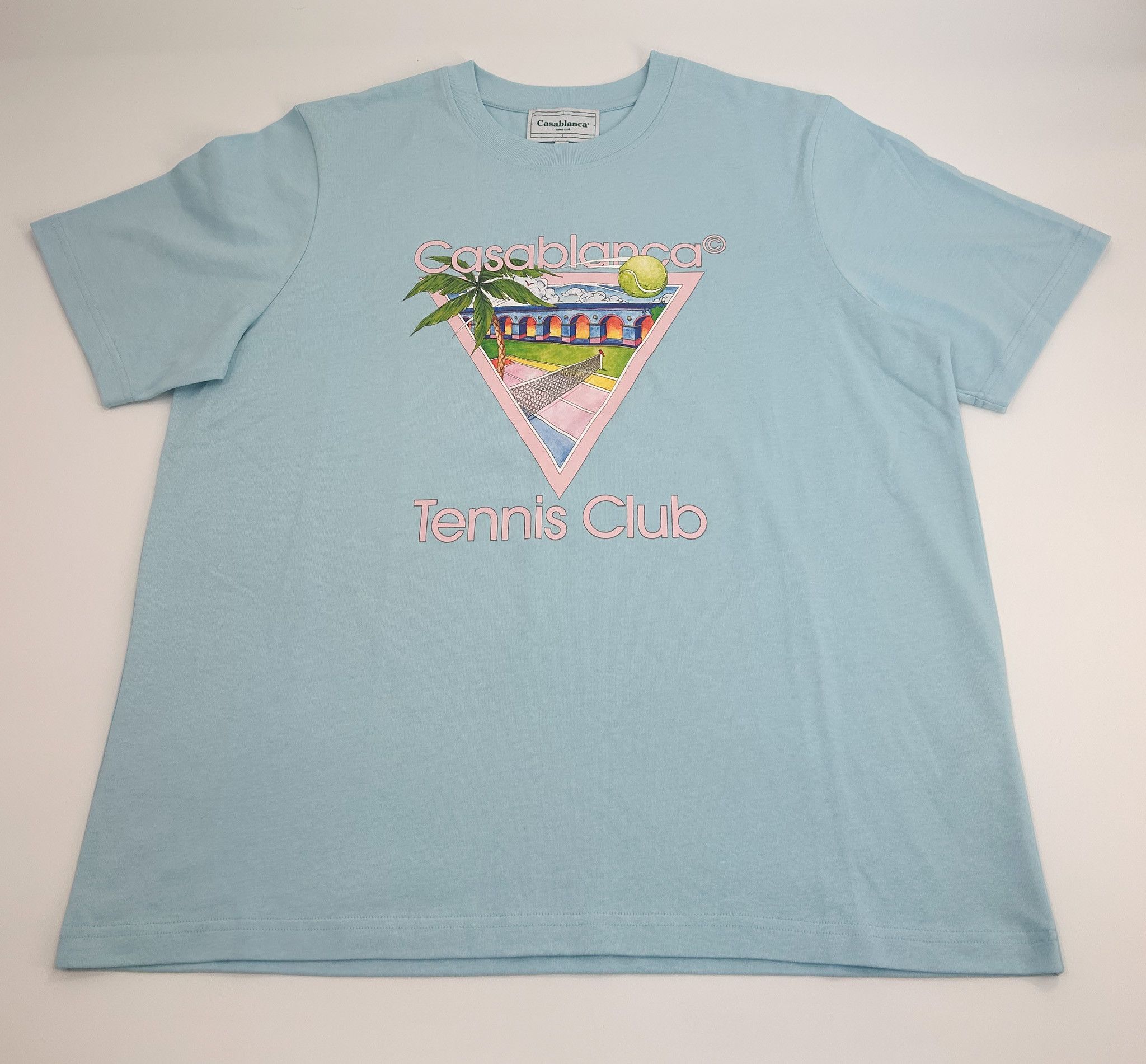 Casablanca Casablanca Tennis Club Icon Screen Printed T-Shirt Size US XXL / EU 58 / 5 - 1 Thumbnail
