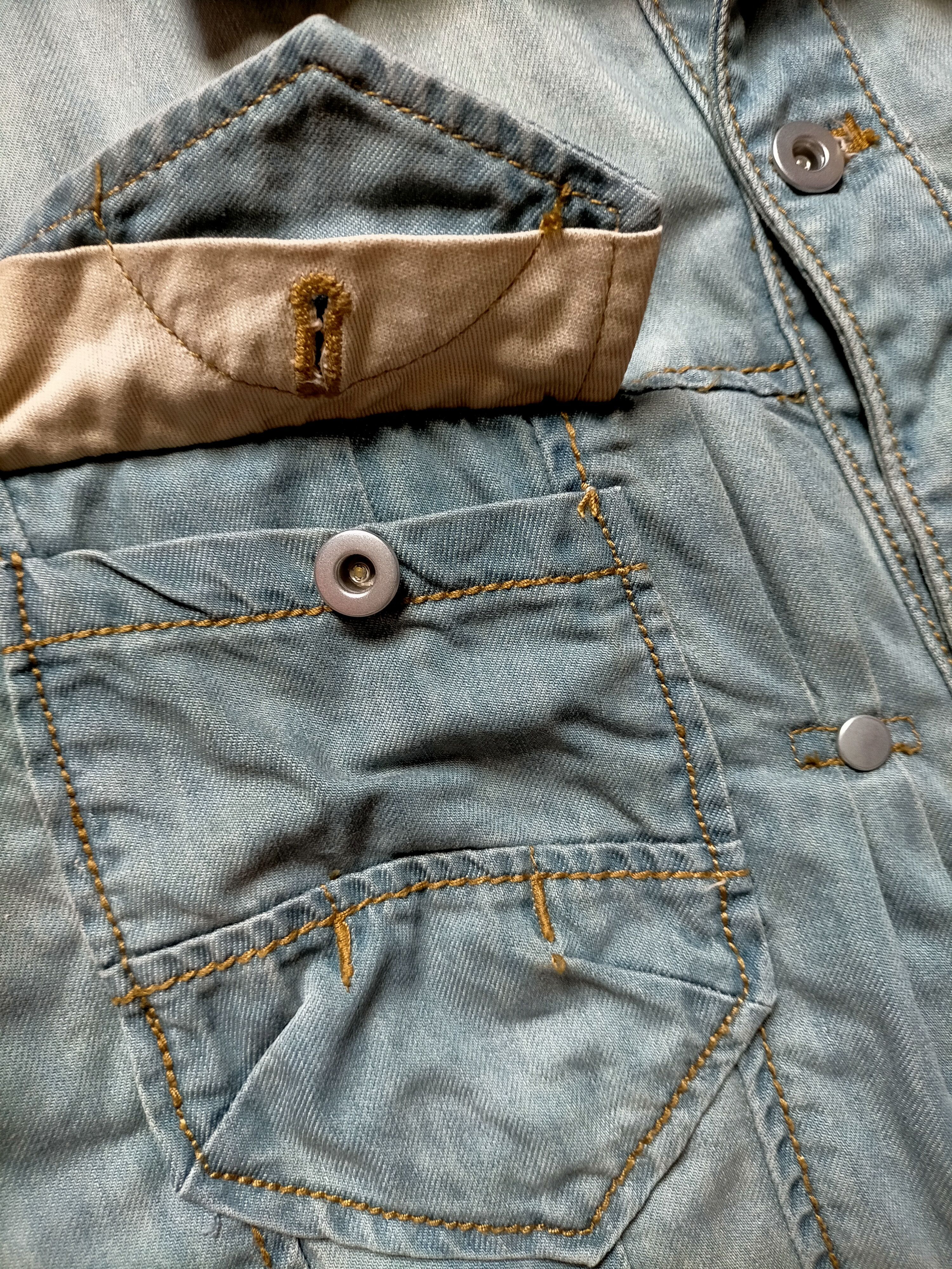 Tornado Mart Tornado Mart 3quarter Sleeve Soft Denim Jacket Size US L / EU 52-54 / 3 - 13 Thumbnail