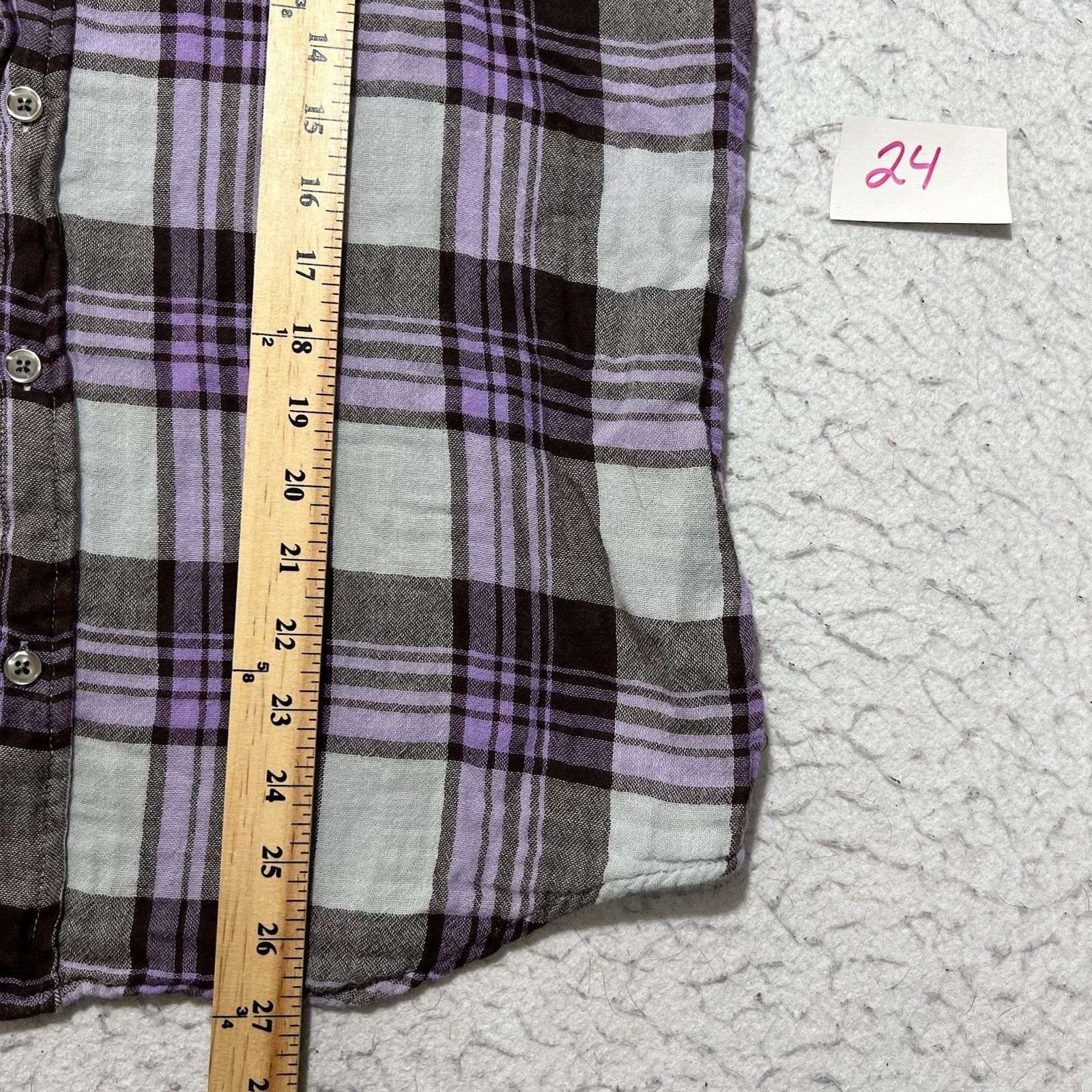 Christian Audigier Christian Audigier Plaid Button Down Long Sleeve Shirt Size L / US 10 / IT 46 - 7 Thumbnail