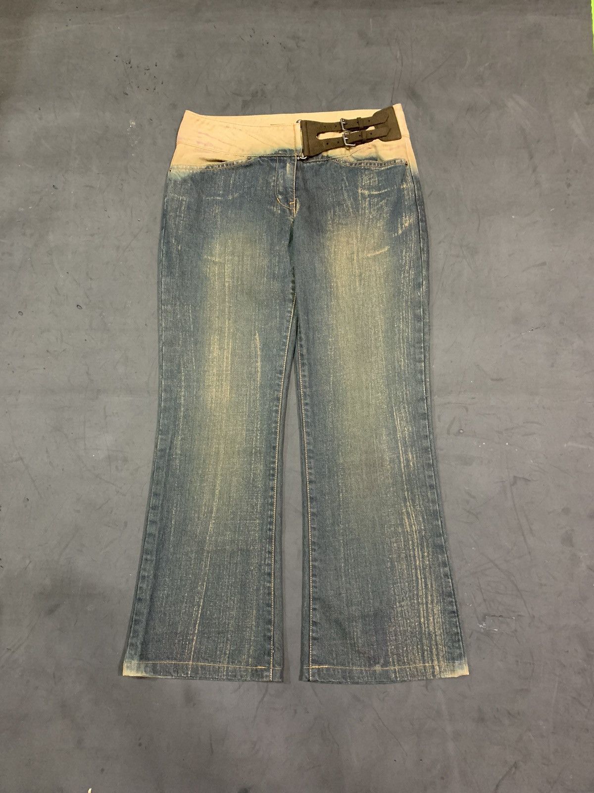 20471120 💸BINDINGOFFER💸292513 storm leather belt flared pants Size US 29 - 5 Thumbnail