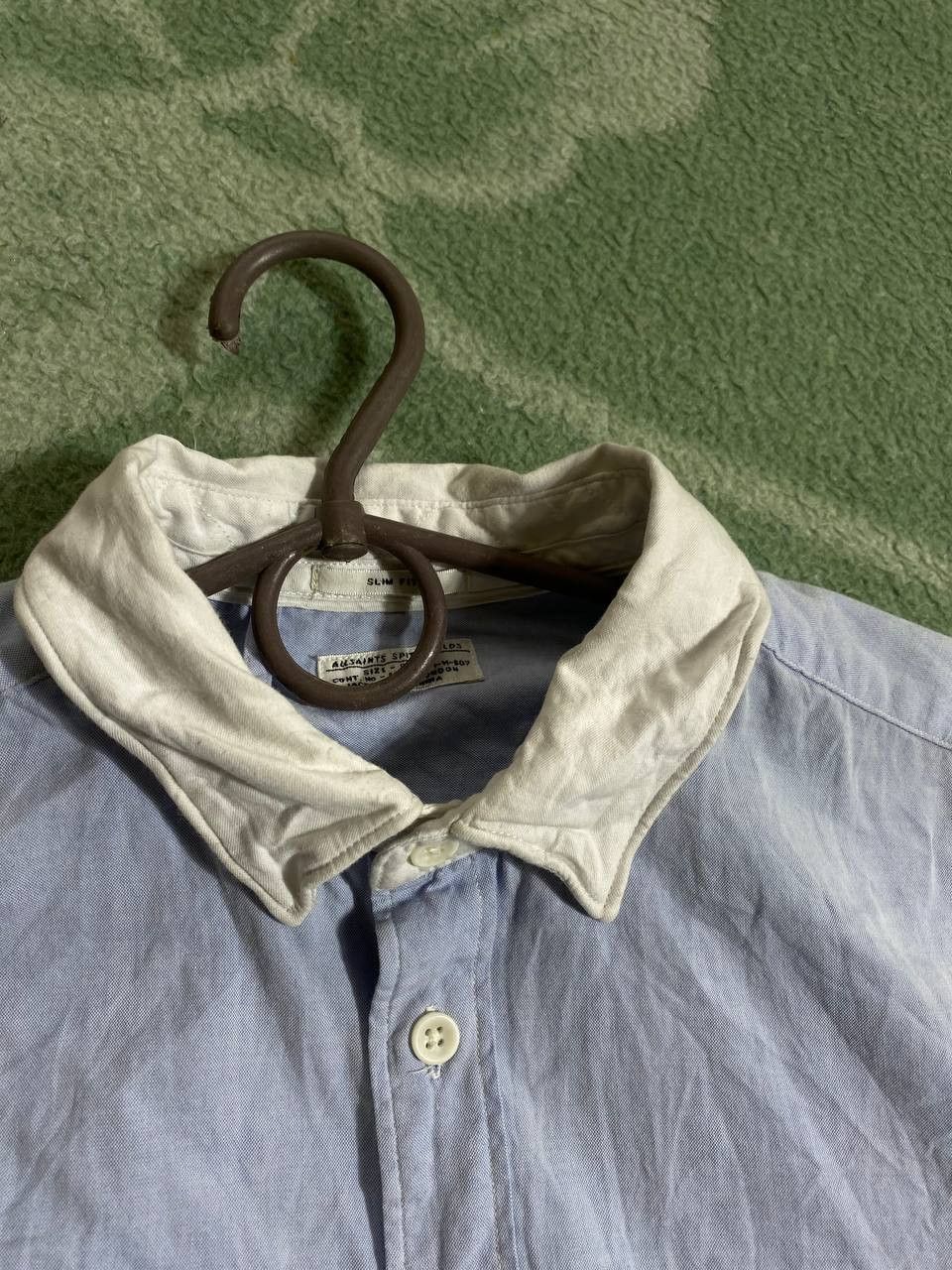 Allsaints Allsaints Long Sleeve Shirt Streetwear Y2k Style Slim Fit Size US M / EU 48-50 / 2 - 9 Thumbnail