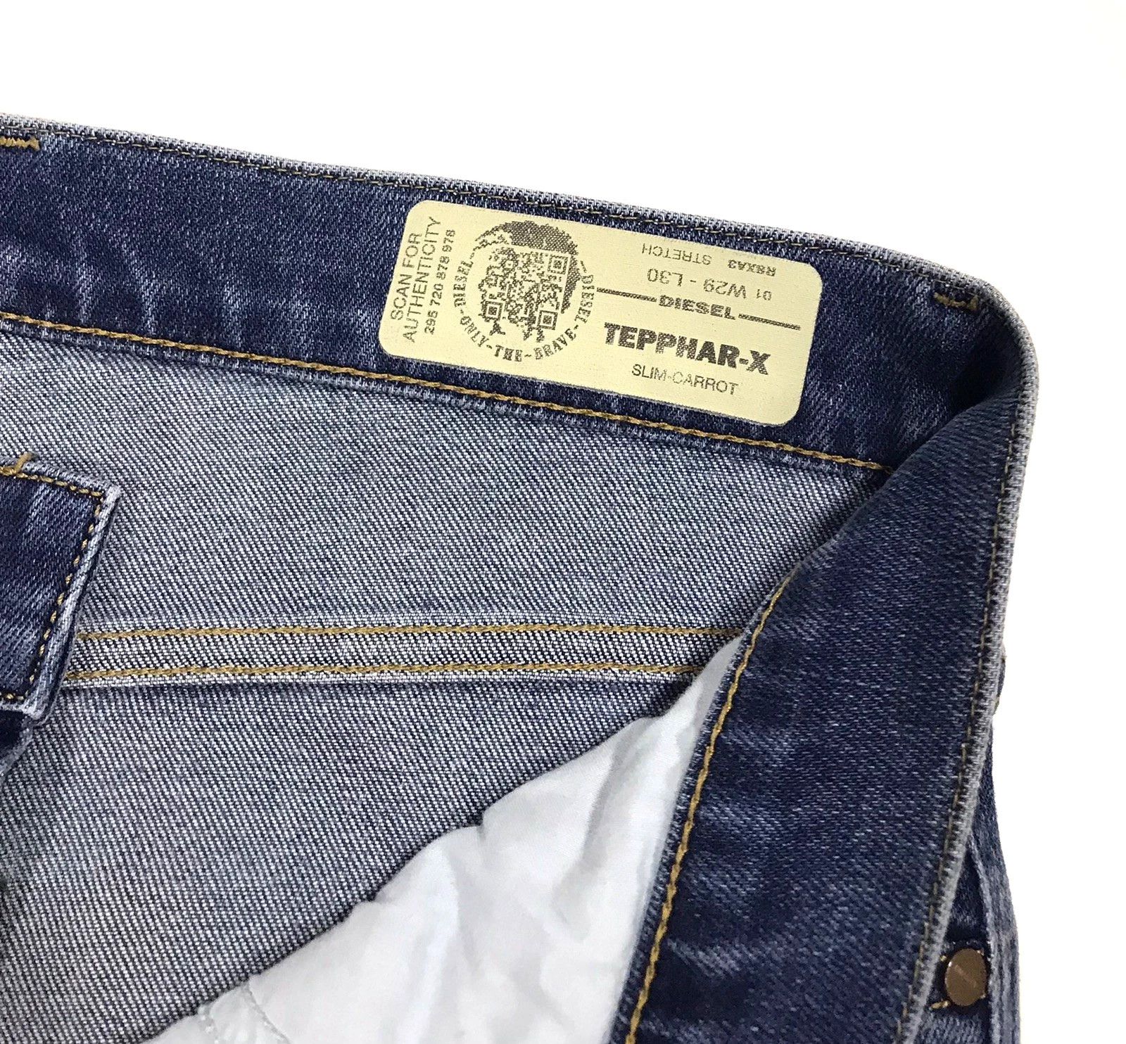Diesel Diesel Tepphar-X Slim Carrot Denim Jeans Men’s W29 L30 Size US 29 - 7 Thumbnail