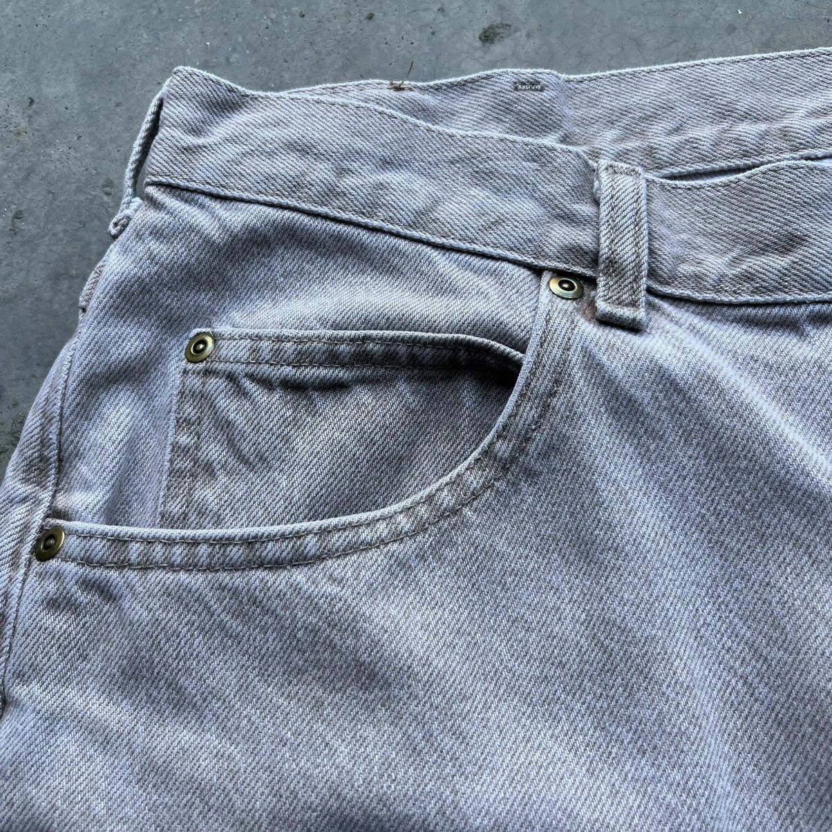 L.L. Bean 90s LL Bean Usa Tapered Denim Jeans Size 35x34 Size US 35 - 7 Thumbnail