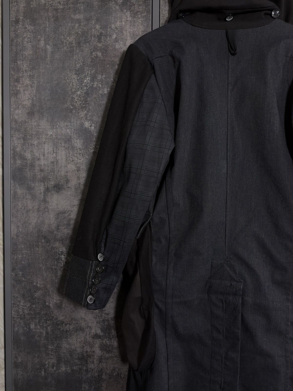 Tornado Mart Archive Tornado Mart Rebuild Coat Yohji Junya Miyake Acronym Size US L / EU 52-54 / 3 - 19 Thumbnail