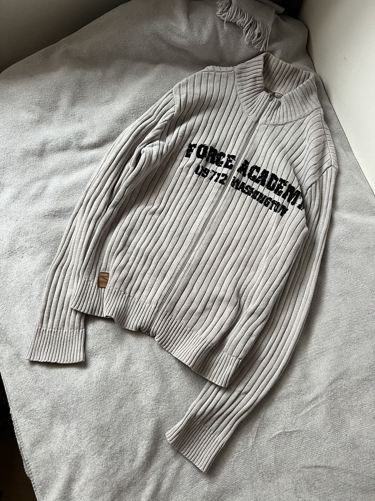 Diesel Diesel zip striped archive punk sweater avant garde y2k 90s Size US L / EU 52-54 / 3 - 1 Thumbnail