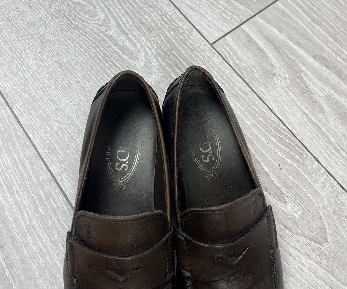 Tod's Tod’s Italy Brown Leather Penny Loafers Shoes Size US 8 / EU 41 - 11 Thumbnail