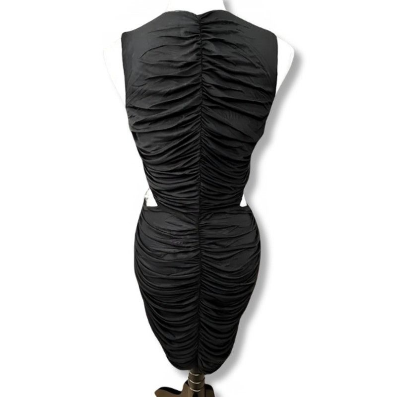 Other Royalty By Maluma Cut-Out Mini Dress Mesh Black Womens M NWT Size M / US 6-8 / IT 42-44 - 6 Thumbnail