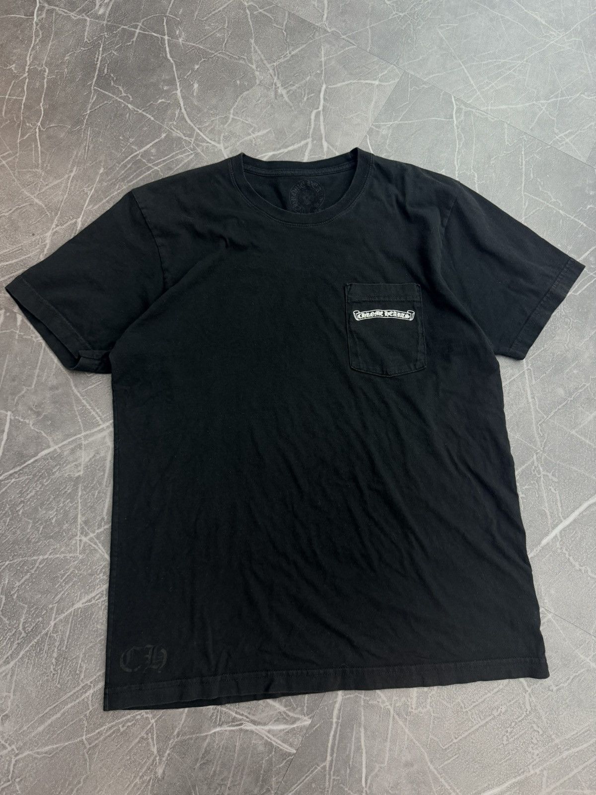 Chrome Hearts Chrome Hearts Black Back Arch Logo T-Shirt | Grailed