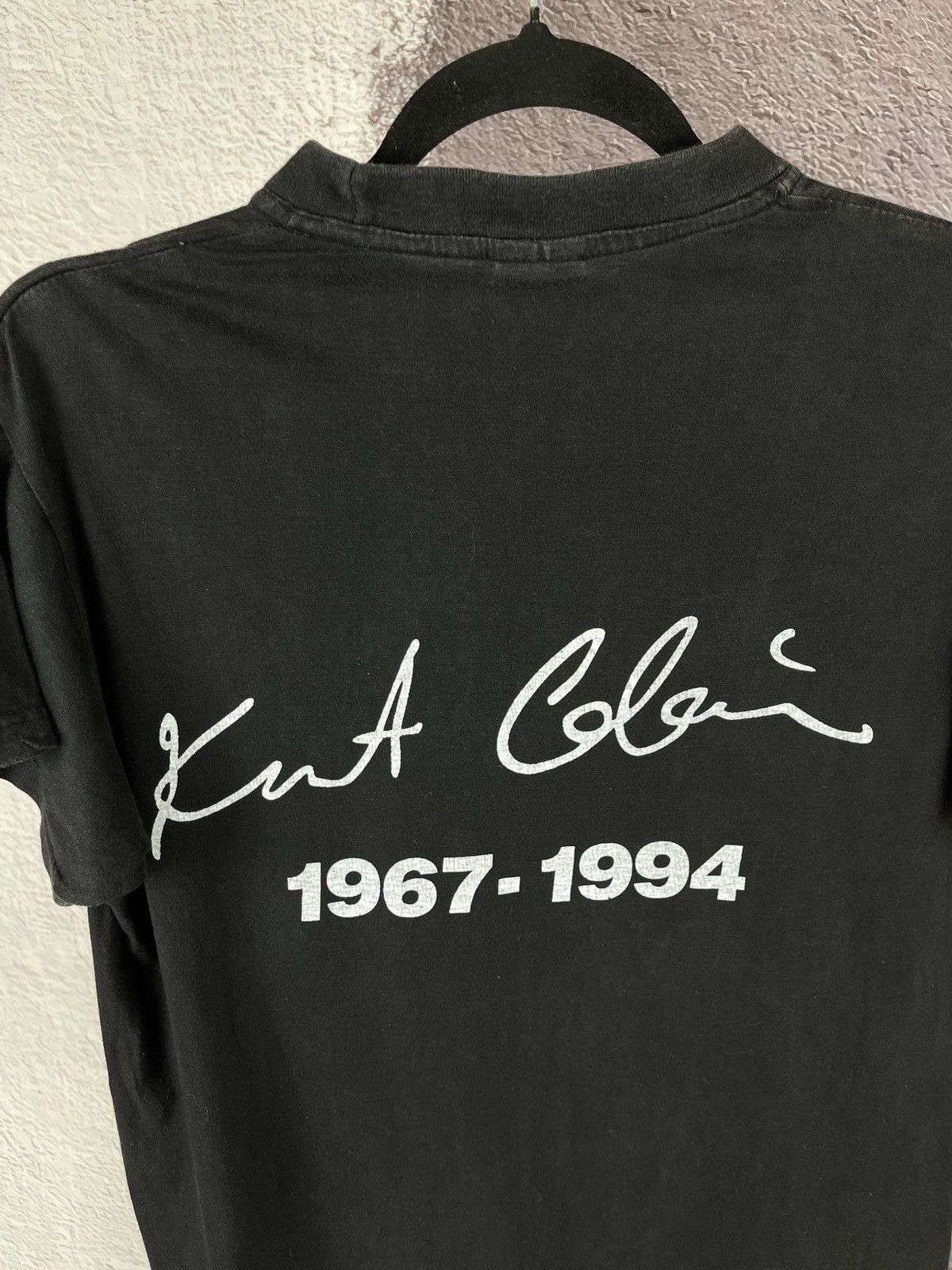 Band Tees × Vintage Rare Vintage City Waller Kurt Cobain 1967-1994 big logo tee Size US S / EU 44-46 / 1 - 7 Thumbnail