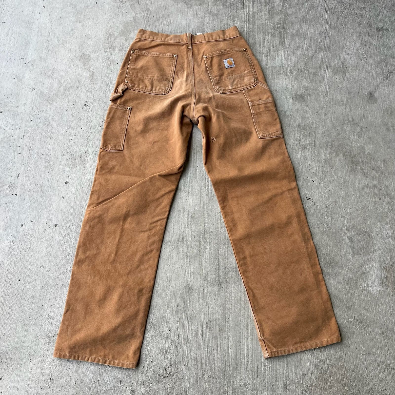 Carhartt × Vintage Carhartt brown double knee work wear carpenter pants Size US 29 - 5 Thumbnail