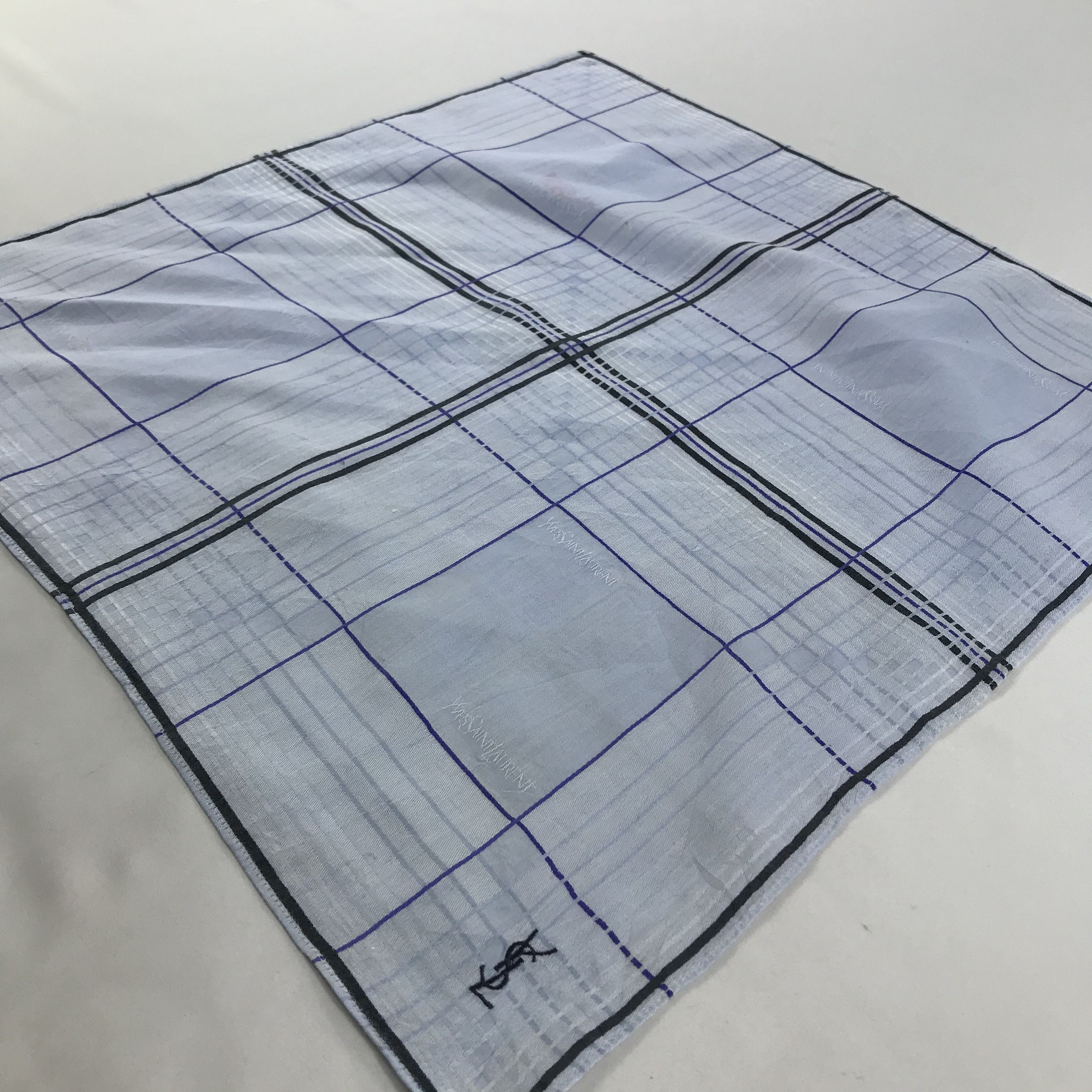 Vintage × Yves Saint Laurent Yves Saint Laurent Bandana /Handkerchief/Neckerchief -S1557 Size ONE SIZE - 2 Thumbnail