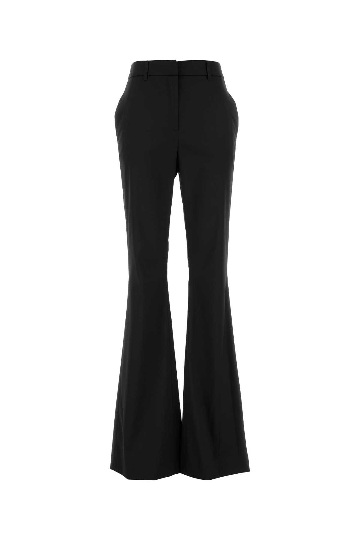 PT Torino Black Stretch Polyester Blend Pant Size 28" / US 6 / IT 42 - 1 Thumbnail