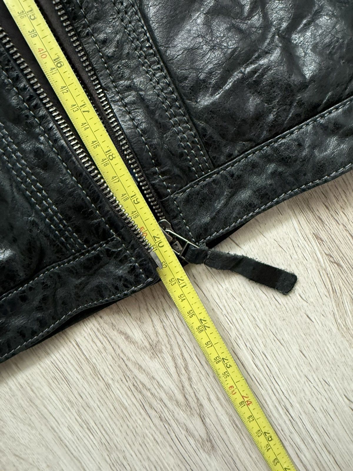 Gypsy Gipsy Leather Biker Jacket with Inner Hoodie Layer – Size S Size S / US 4 / IT 40 - 13 Thumbnail