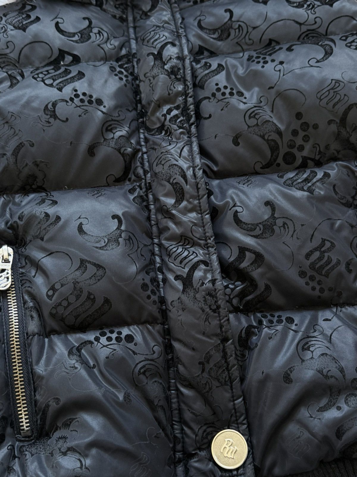 Rocawear 00s Y2K Roca Wear Hysteric Glamour Style Fur Hood Jacket Size US M / EU 48-50 / 2 - 5 Thumbnail