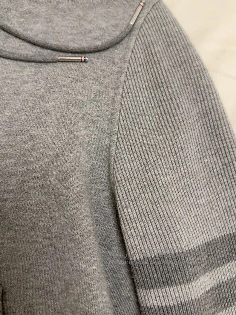Thom Browne Thom Browne Paneled Sleeve Hoodie. Size US L / EU 52-54 / 3 - 3 Thumbnail