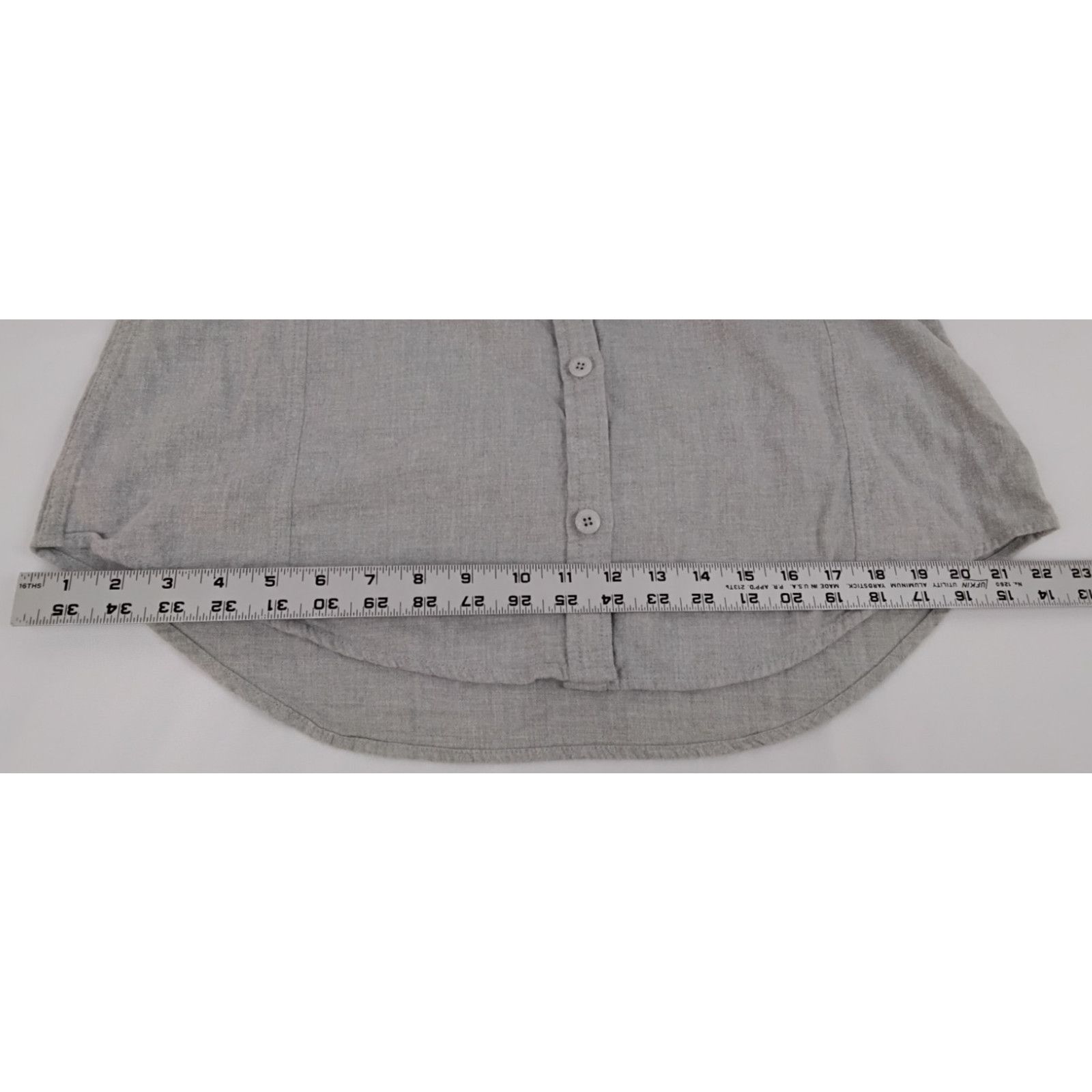 Stio Stio Button Up Shirt Women's M Gray Heathered Casual Size M / US 6-8 / IT 42-44 - 14 Thumbnail