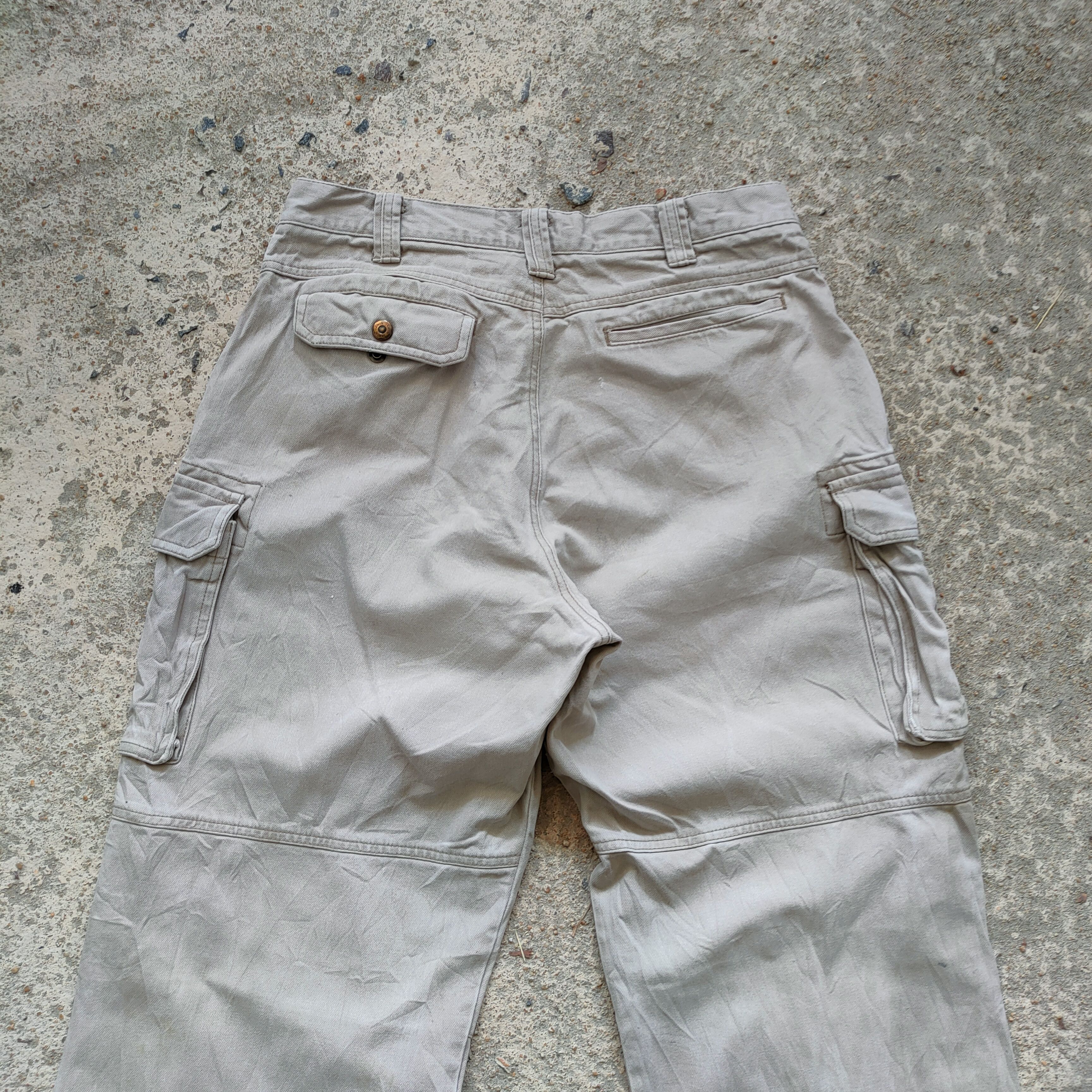 Japanese Brand × Vintage VINTAGE JAWIN FADED GREY RUSTY CARGO PANTS Size US 32 / EU 48 - 11 Thumbnail