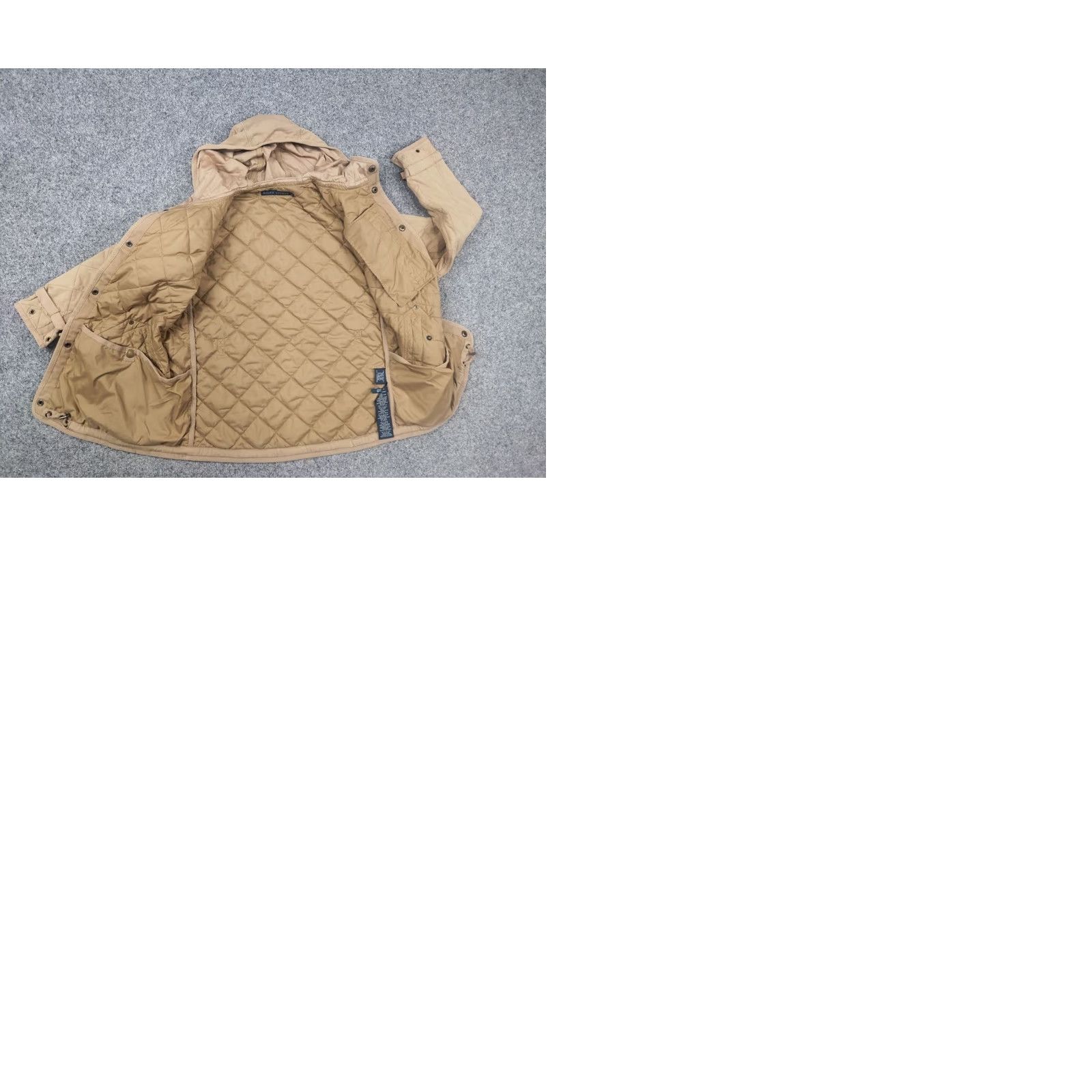 Ralph Lauren VINTAGE Ralph Lauren Quilted Beige Workwear Pocket Hoodie Jacket S Men Beige 90s, Vintage, Quilted, Pocket, Hoodie, Jacket, Beige, Ralph Lauren, 90s Size US S / EU 44-46 / 1 - 10 Thumbnail