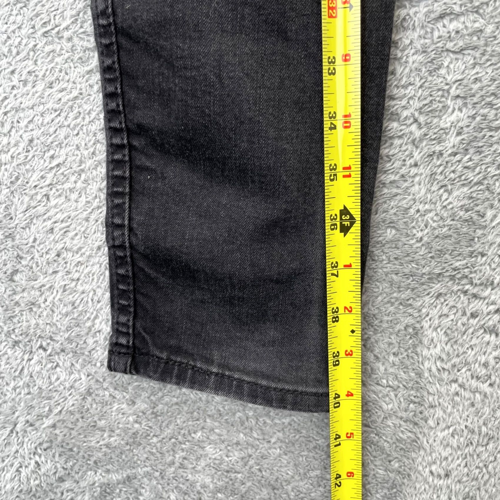 Levi's Levi's Jeans 512 Mens 30x29 Denim Black Skinny Stretch Logo 5-Pocket Regular Fit, Cotton Polyester Denim Jeans Men Size US 30 / EU 46 - 7 Thumbnail