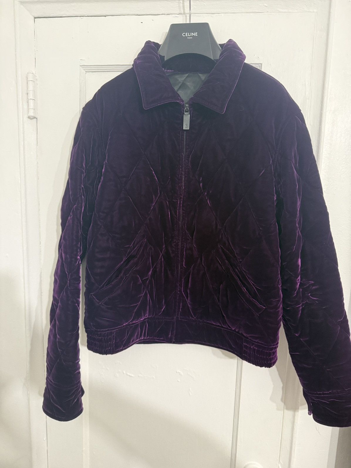 Berluti A/W17 Runway Quilted Velvet Jacket *Rare* Size US M / EU 48-50 / 2 - 2 Thumbnail