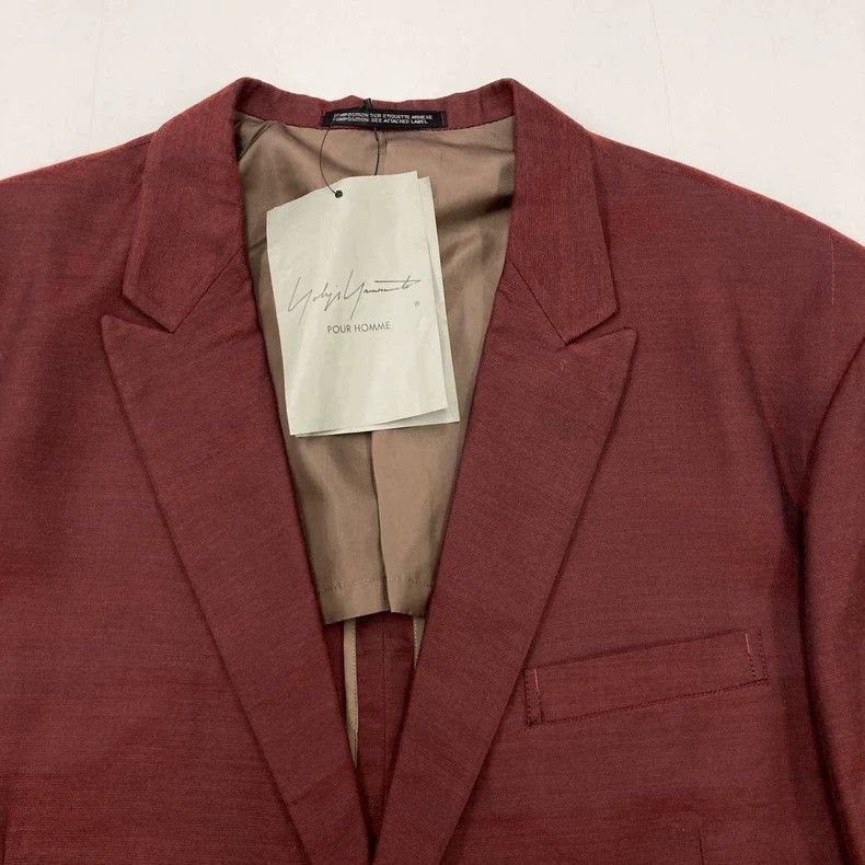 Yohji Yamamoto Yohji Yamamoto Yohji Yamamoto 90s Burgundy Suit Set Size US M / EU 48-50 / 2 - 4 Thumbnail