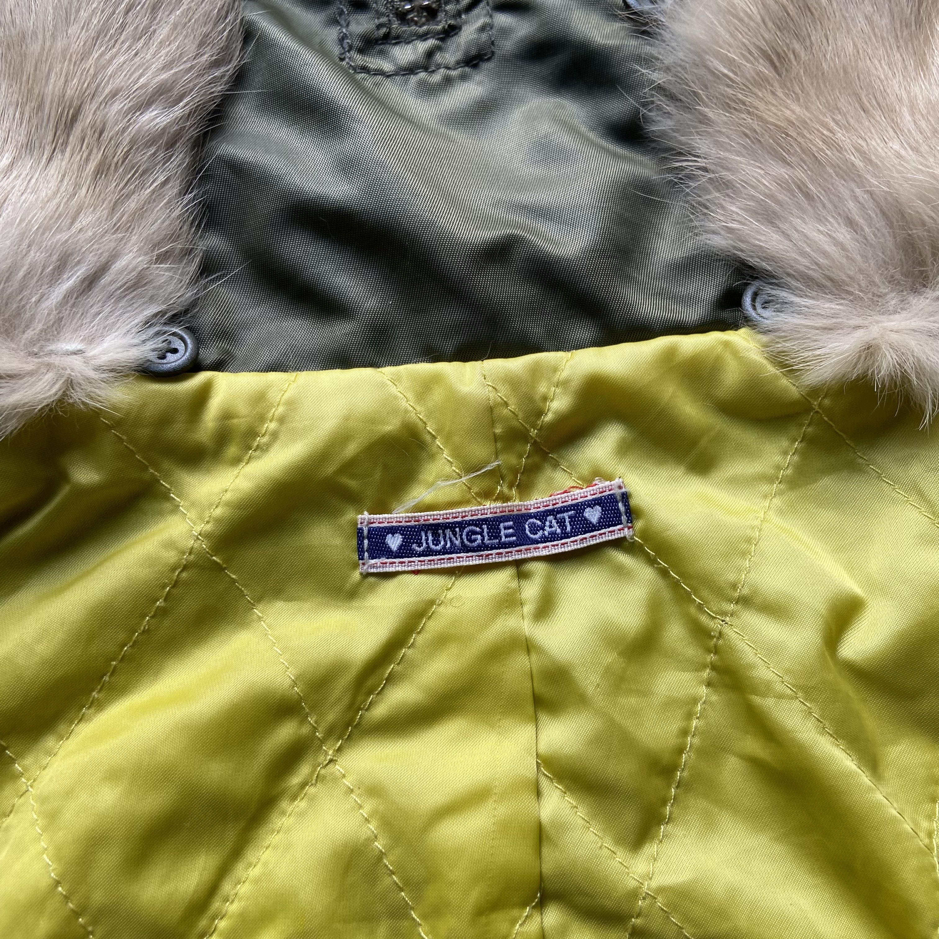 Le Grande Bleu (L.G.B.) Jungle Cat Raccoon Fur Jacket Ifsixwasnine lgb style Size US M / EU 48-50 / 2 - 11 Thumbnail