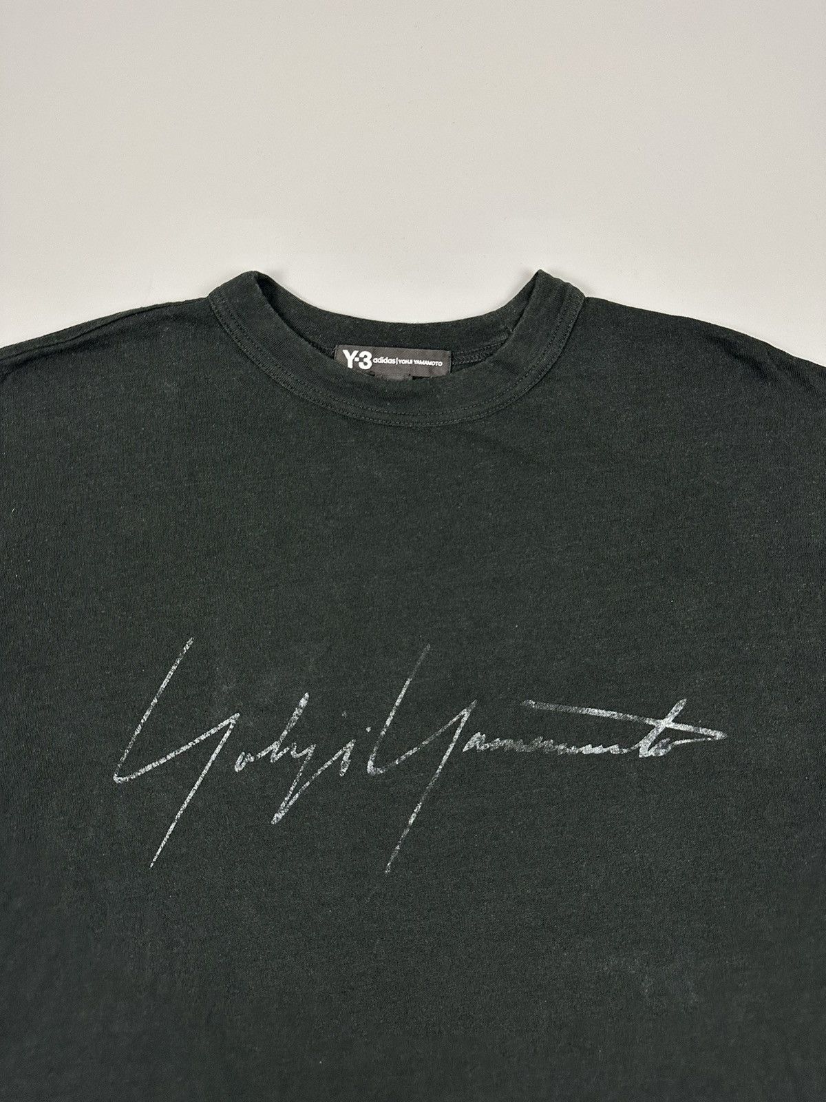 Adidas ADIDAS Y3 YOHJI YAMAMOTO SPELL OUT TEE Size US M / EU 48-50 / 2 - 3 Thumbnail