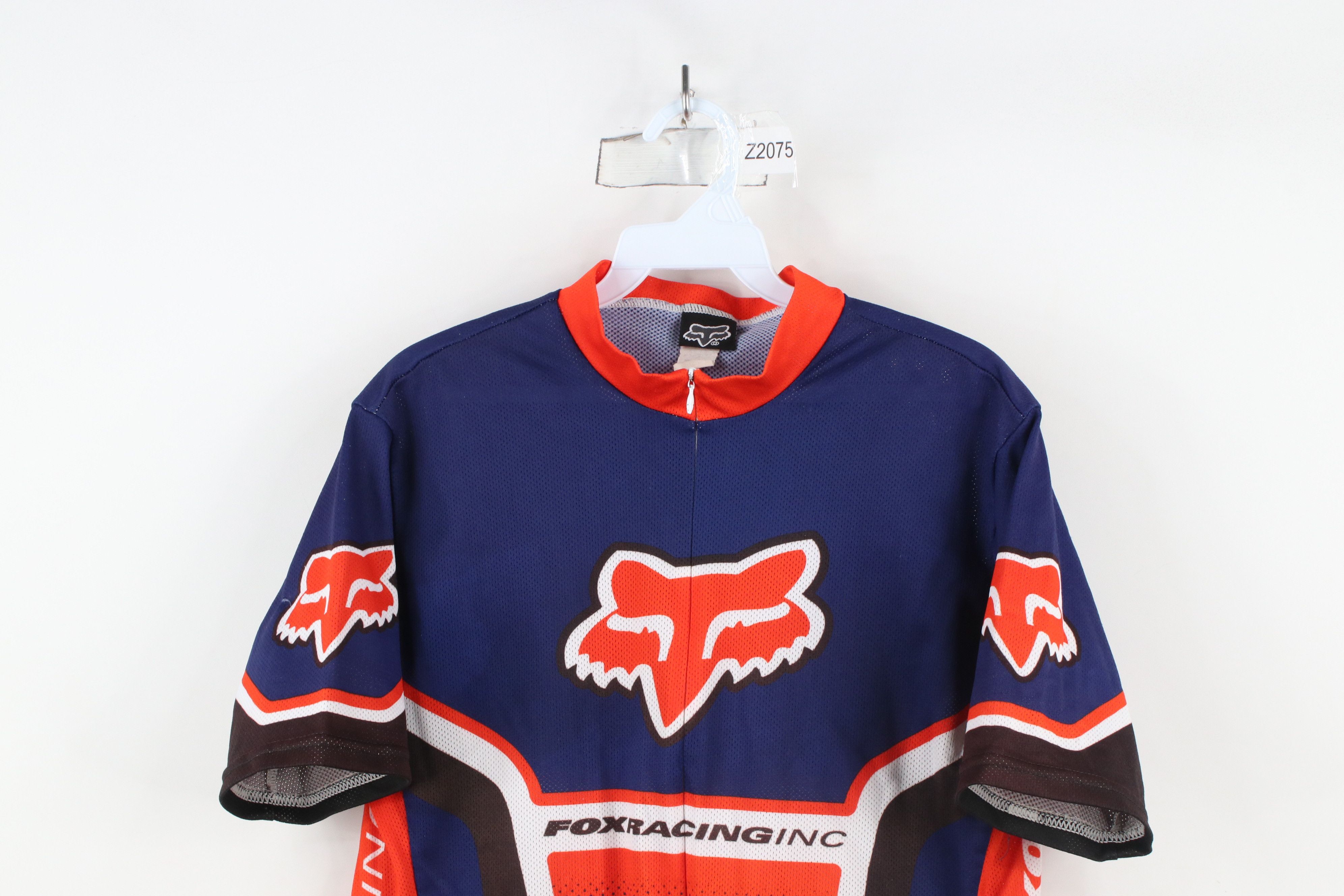 Fox Racing × Vintage Vintage 90s Fox Racing Bicycle Cycling Racing Jersey USA Size US L / EU 52-54 / 3 - 2 Thumbnail