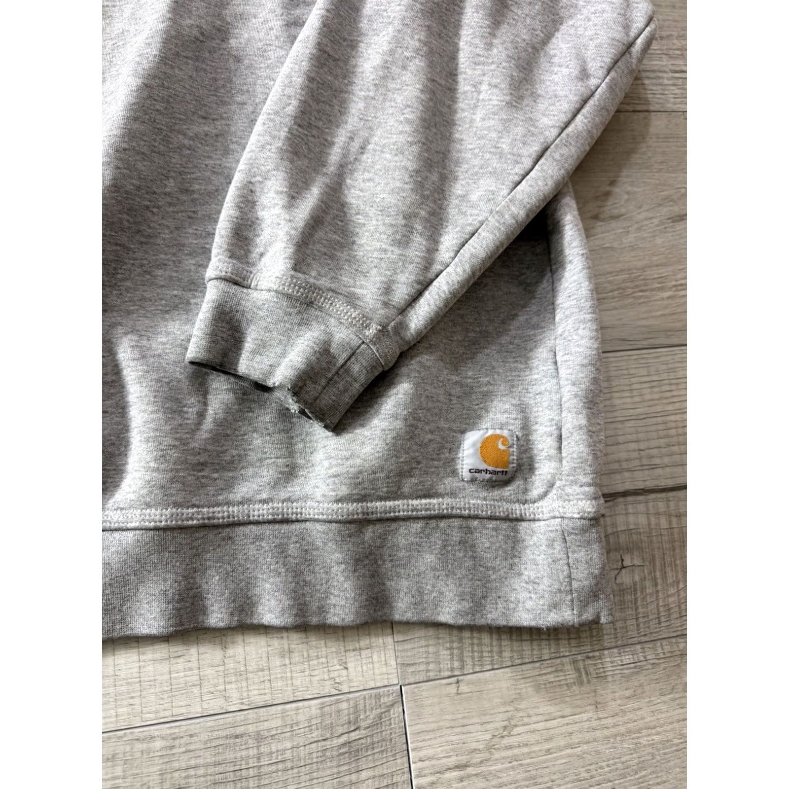 Carhartt VINTAGE Carhartt Original Fit Heather Gray Crew Neck Sweatshirt K124 HGY Mens 3XL TALL Size US XXL / EU 58 / 5 - 4 Thumbnail