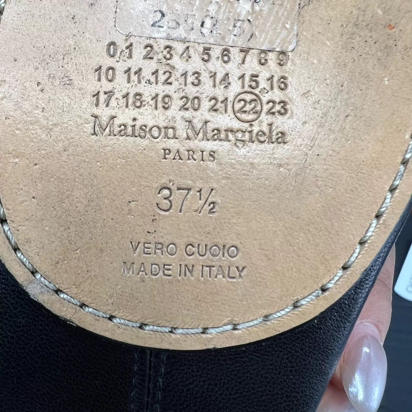 Maison Margiela Margiela Tabi Sheepskin Ankle Wrap Ballerina 99 New 37.5 Size US 7 / IT 37 - 8 Thumbnail
