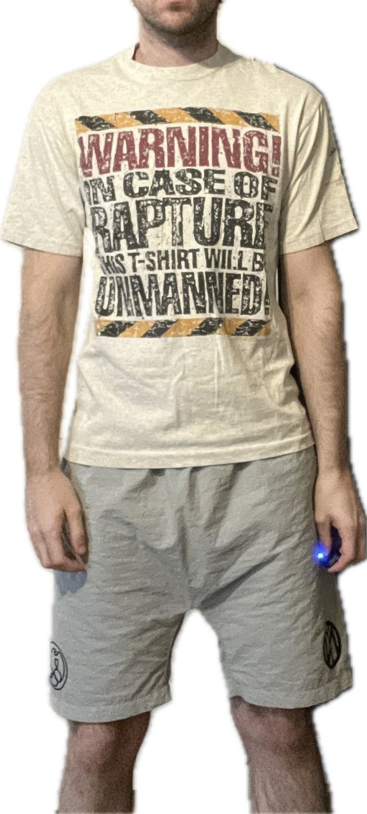Other Vintage 1995 Rapture Warning Religious T Shirt single stitch Size US L / EU 52-54 / 3 - 11 Thumbnail