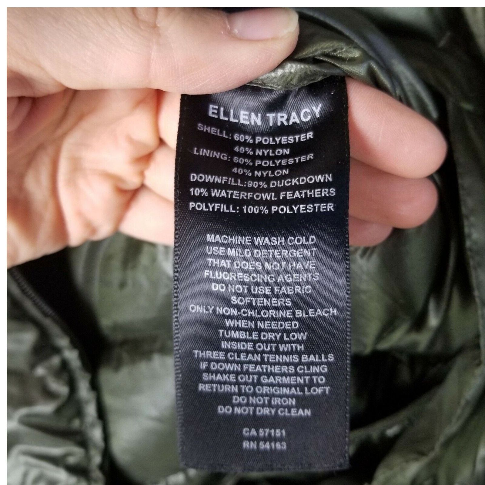 Ellen Tracy Ellen Tracy Womens Puff Jacket Duck Down M Chocolate Brown Size M / US 6-8 / IT 42-44 - 10 Thumbnail