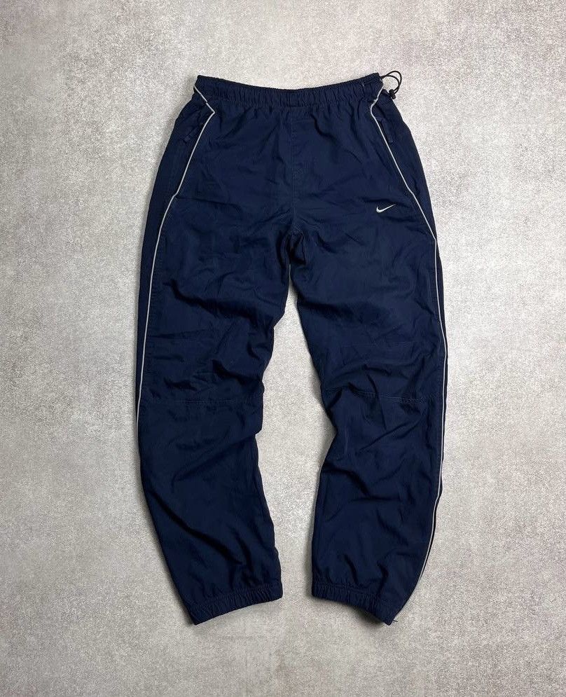 Nike × Vintage Vintage Nike Shox Baggy Nylon Trackpants Y2K S Size US 31 - 1 Thumbnail