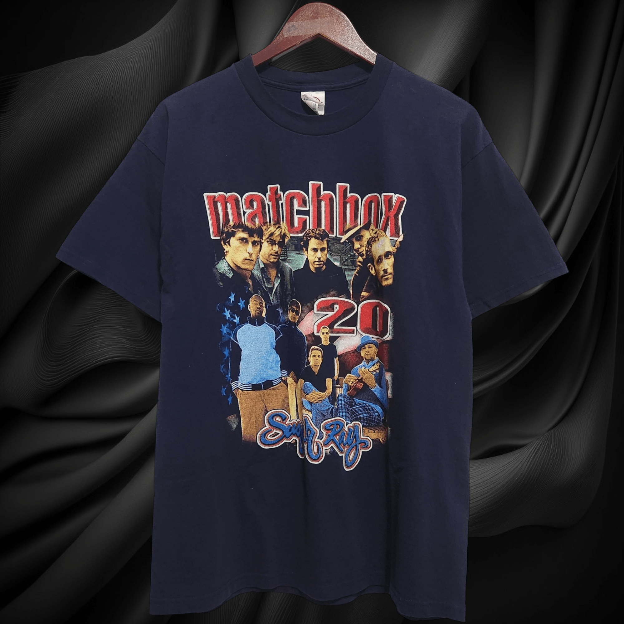 Vintage 2003 Matchbox x Sugar Ray Tour Tee Mens Large