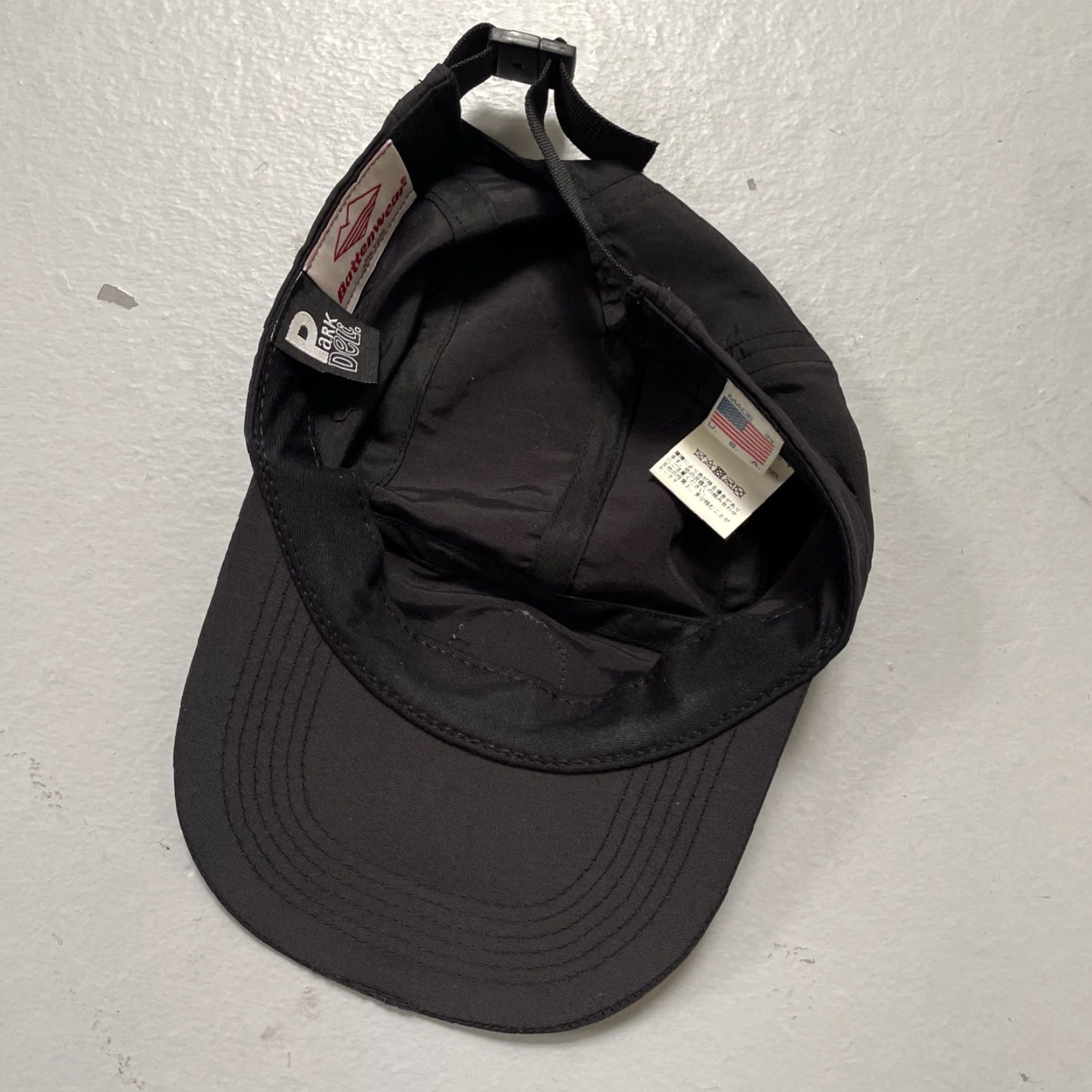 Battenwear BATTENWEAR x Park Deli 5 Panel Skateboarding Camp Cap Made In USA Unisex Adults One Size Black USA Streetwear Heritage Cap Mens Womens Size US M / EU 48-50 / 2 - 4 Thumbnail