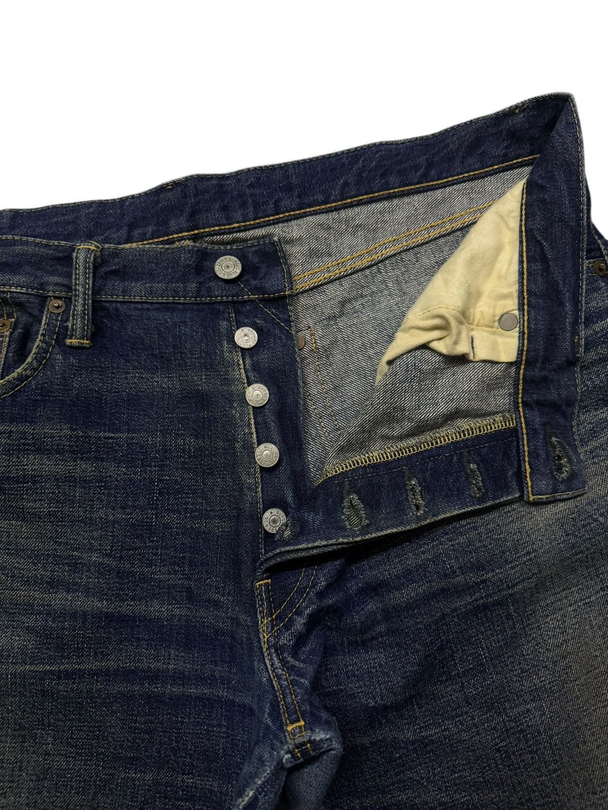 Burgus Plus Vintage Burgus Plus Lot 770ZR Hinoya Tokyo Selvedge Denim Size US 38 / EU 54 - 12 Thumbnail
