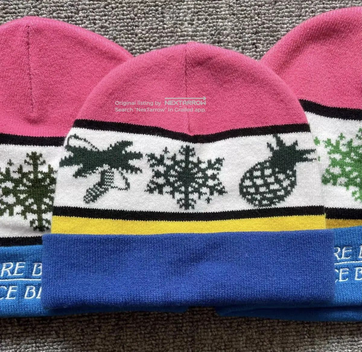 Bbc Embroidered Knitted Christmas Beanie, Men's — image 2 of 6